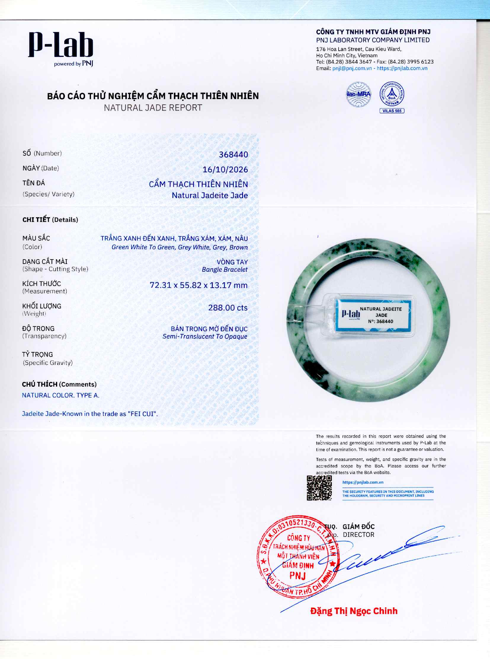 Giấy giám định 368440