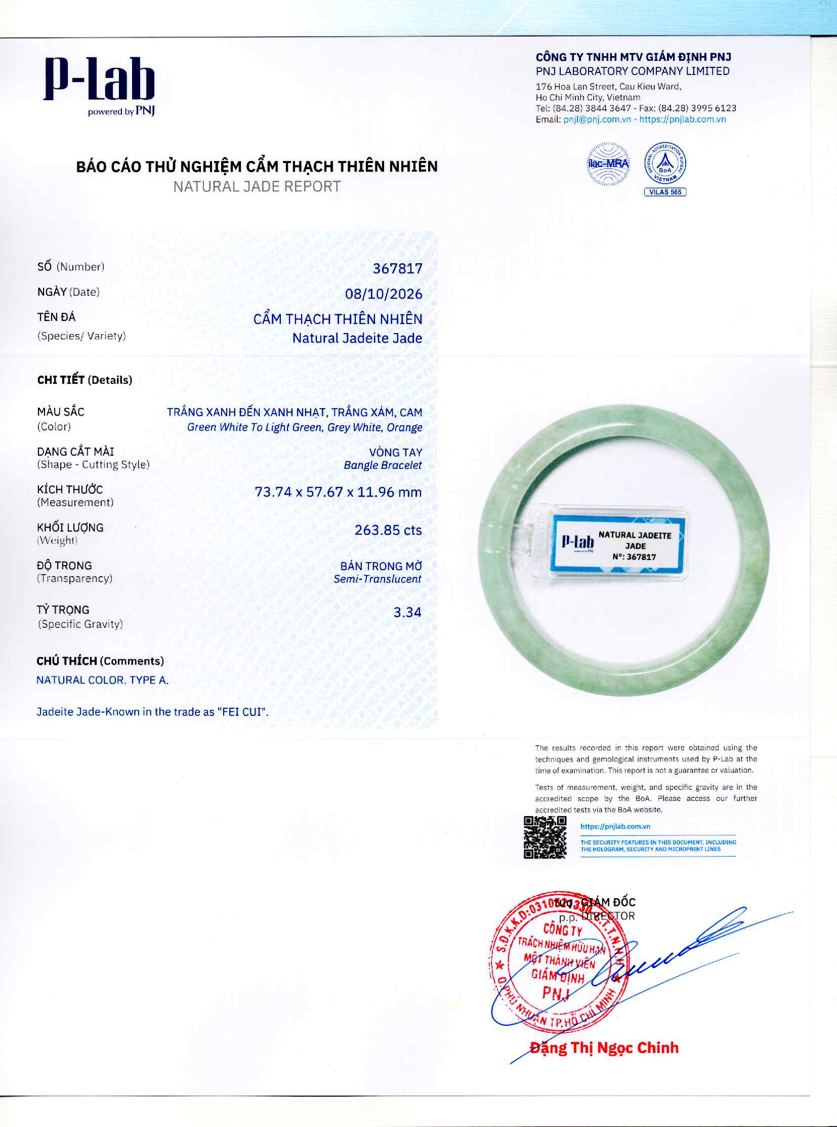 Giấy giám định 367817
