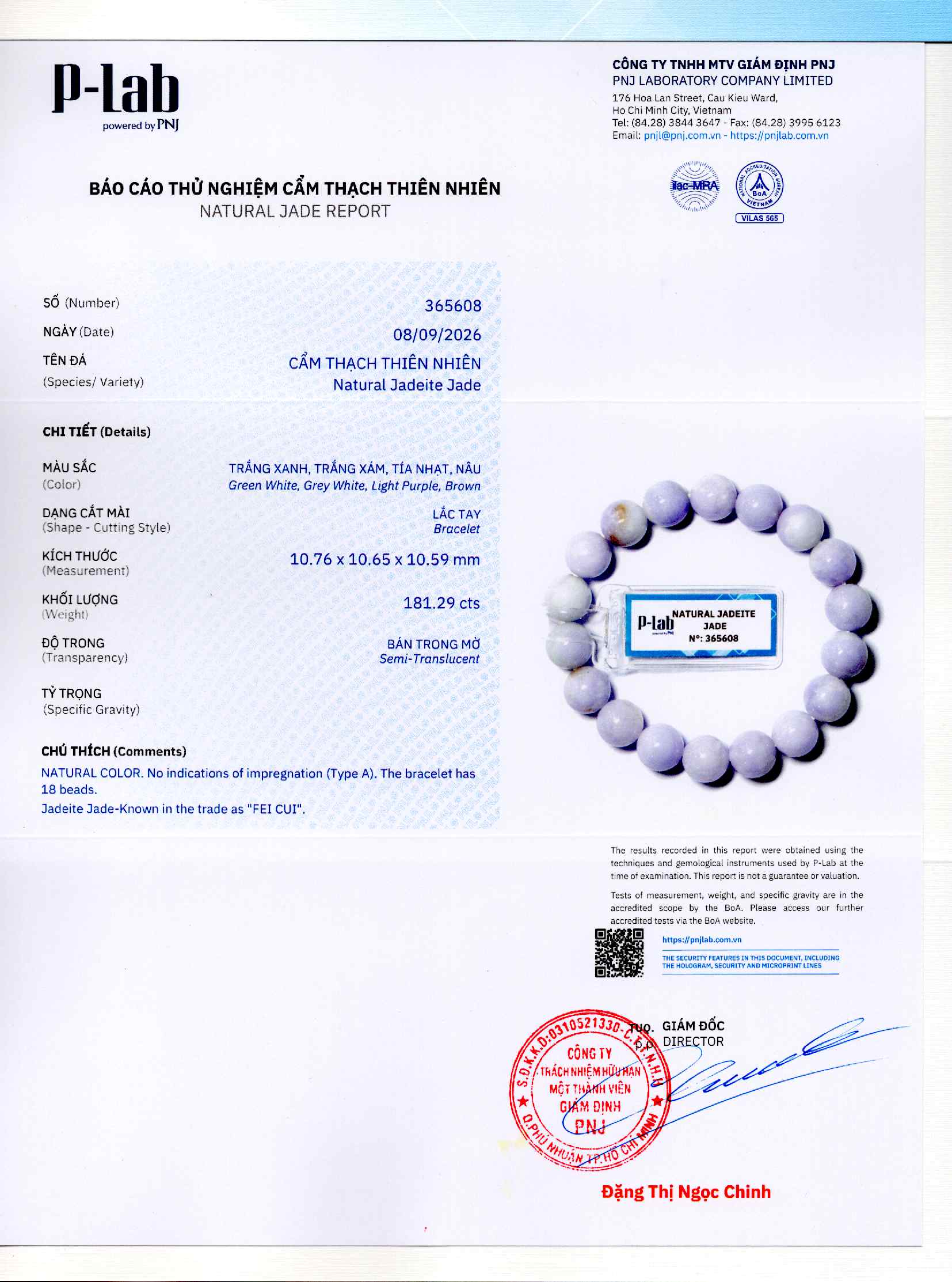 Giấy giám định 365608