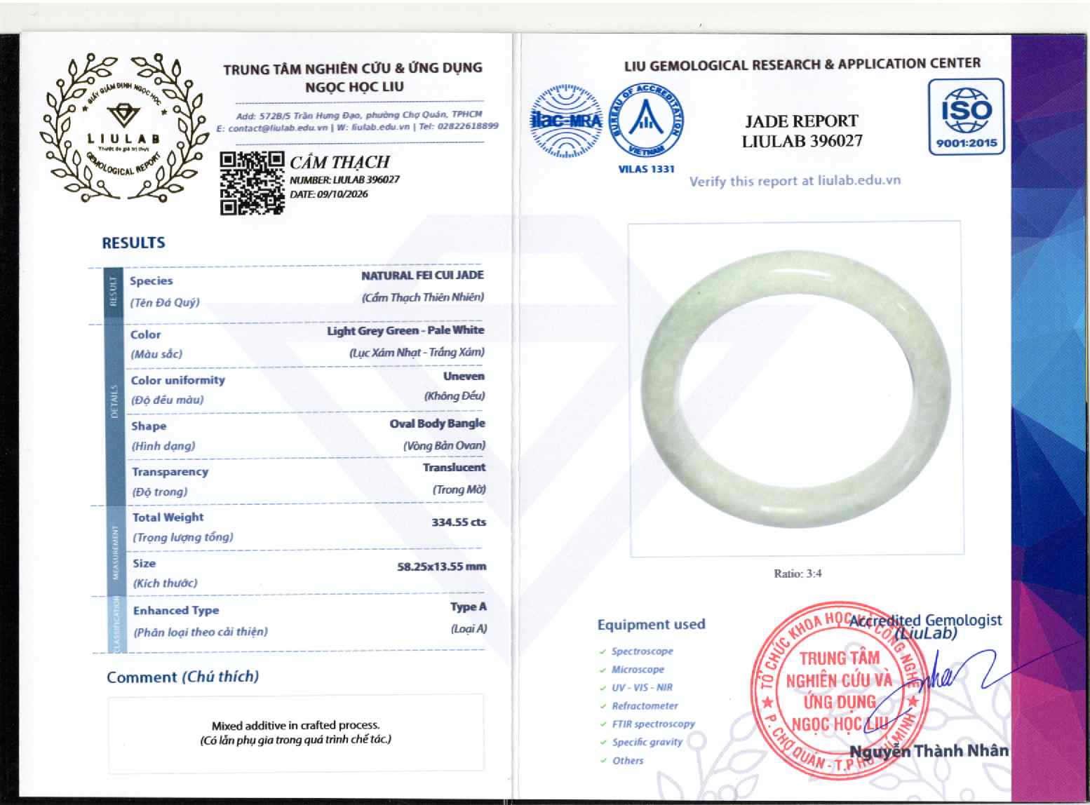Giấy giám định 396027