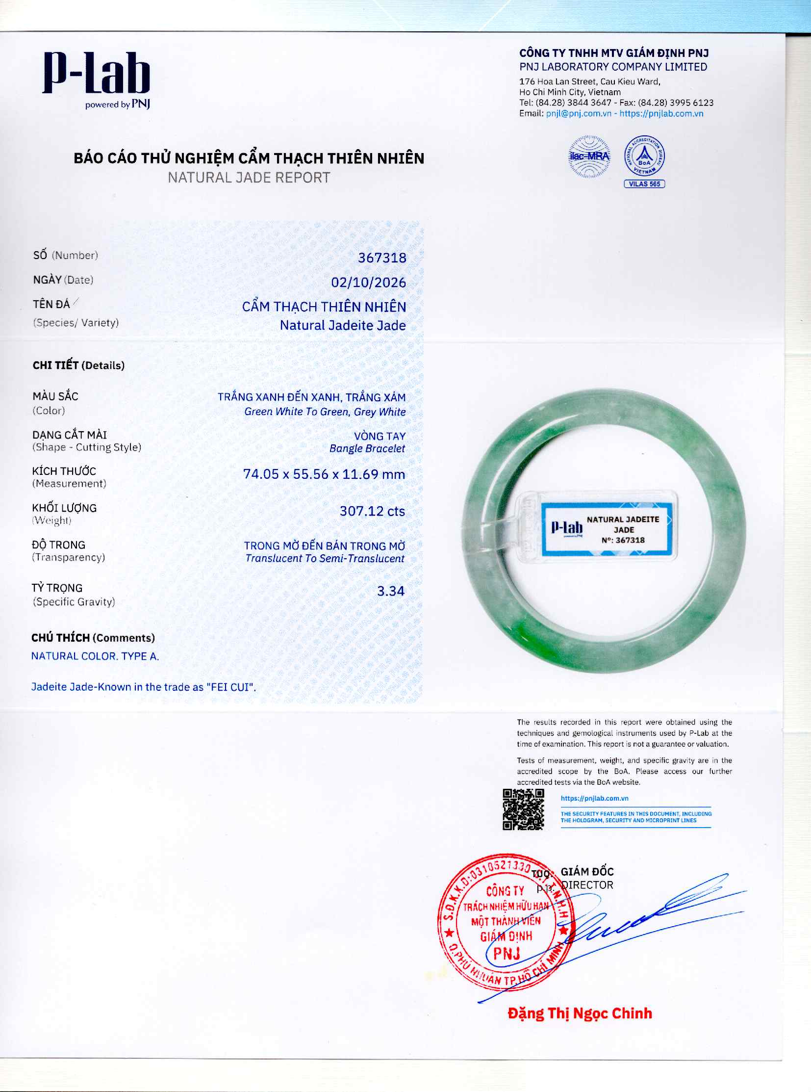 Giấy giám định 367318