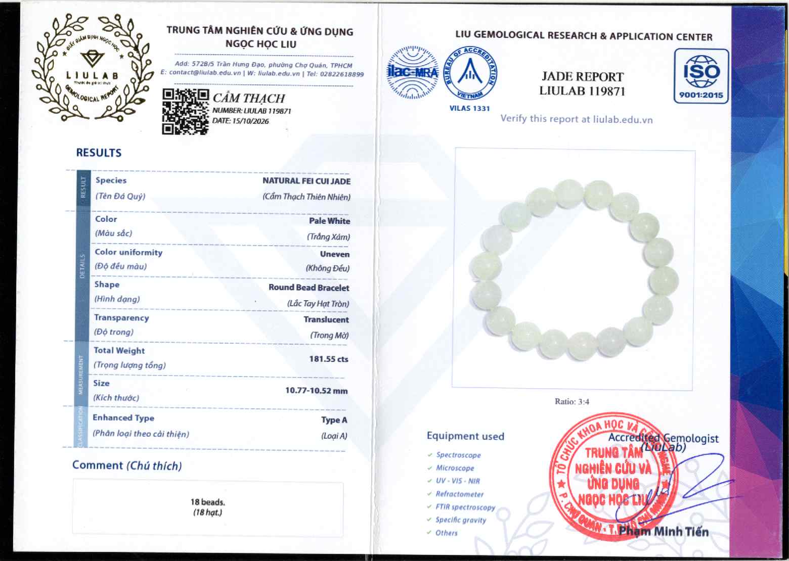 Giấy giám định 119871