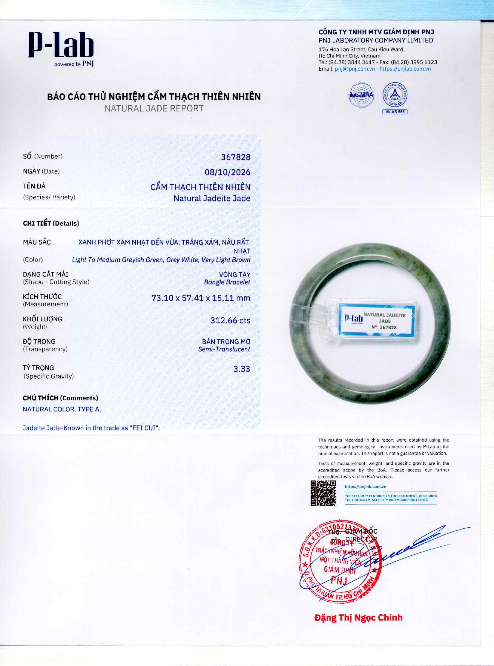 Giấy giám định 367828