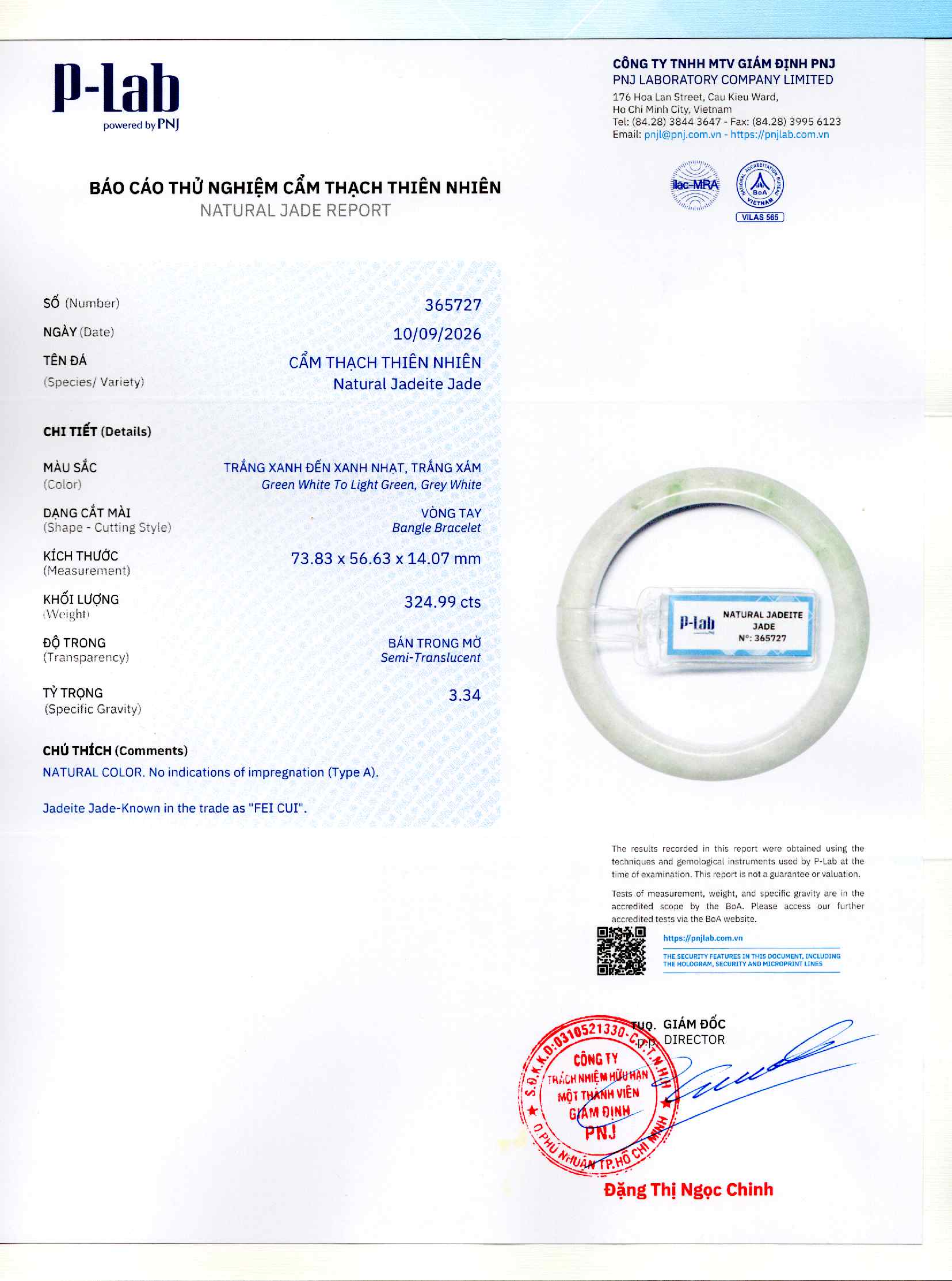 Giấy giám định 365727