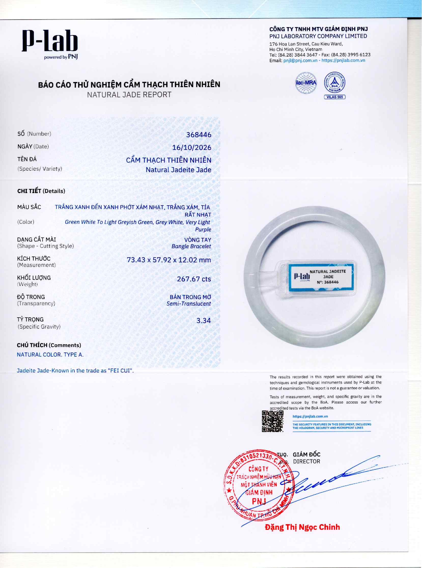 Giấy giám định 368446