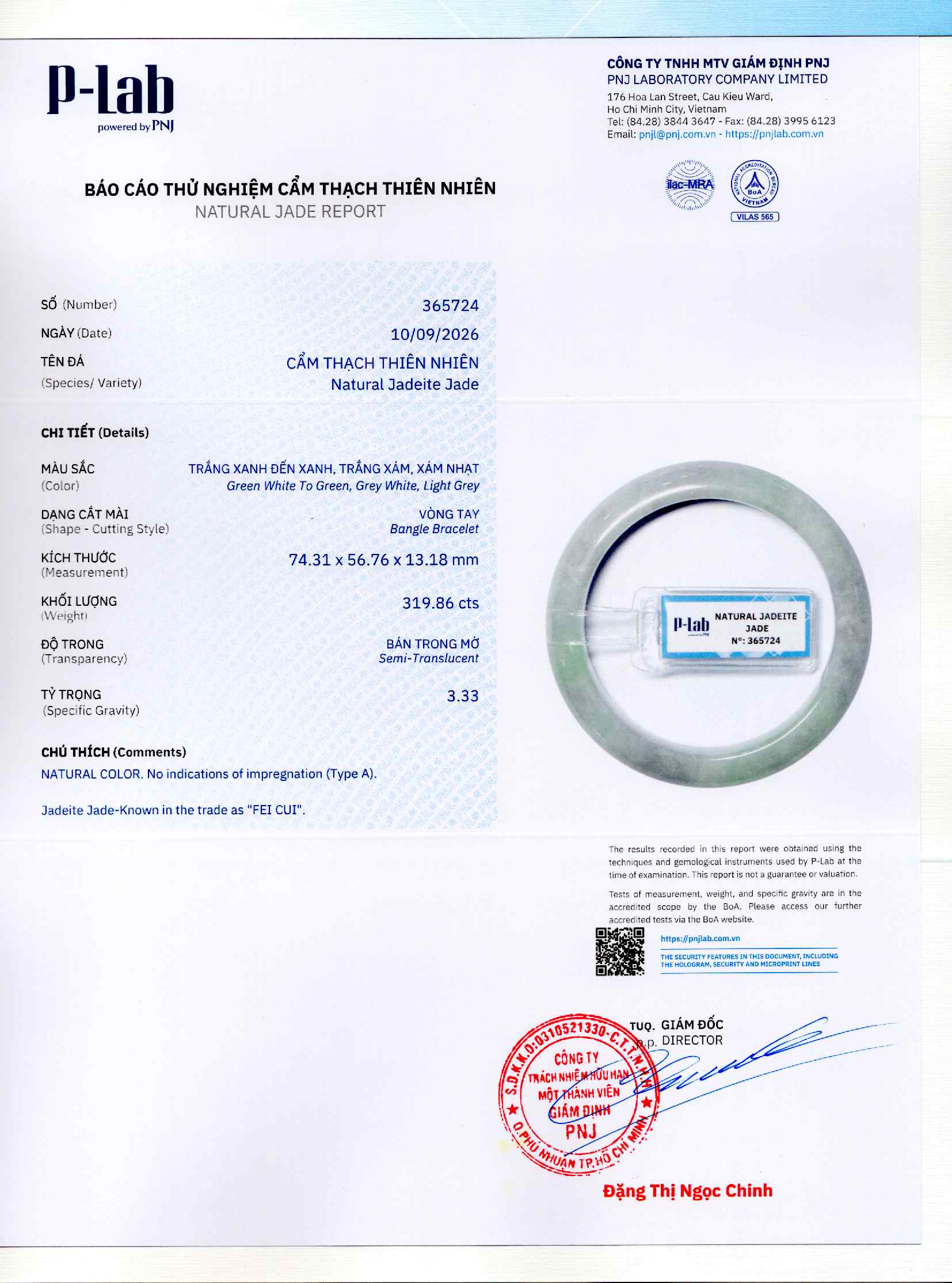 Giấy giám định 365724
