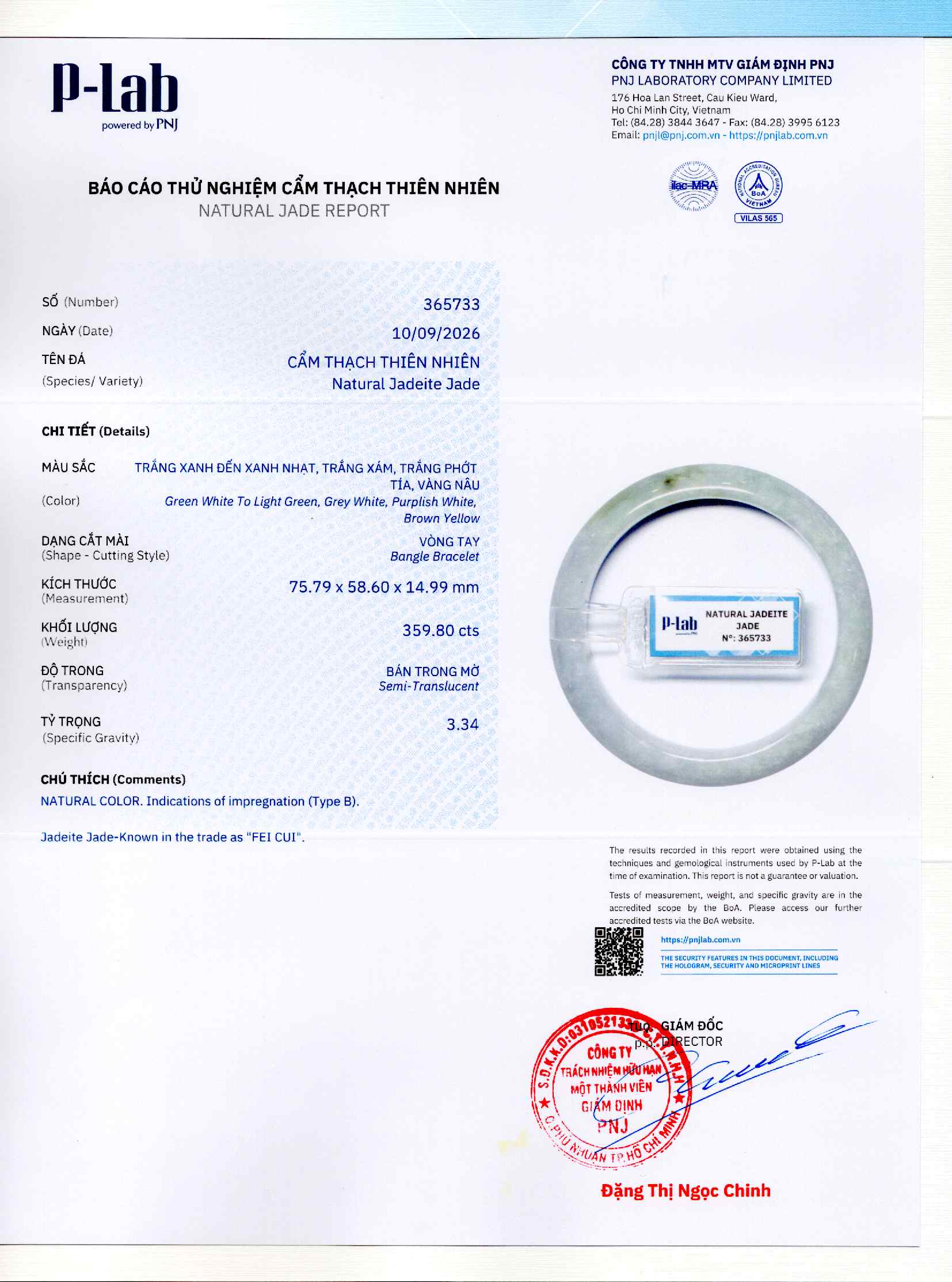 Giấy giám định 365733