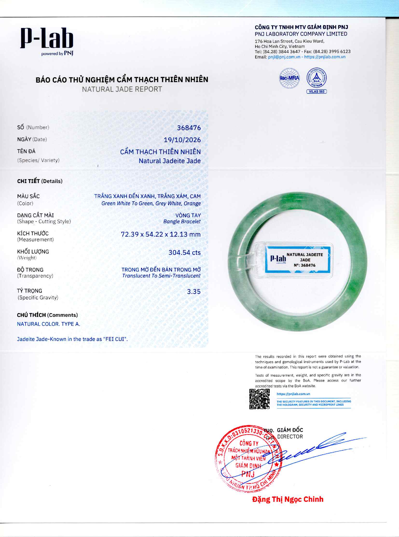 Giấy giám định 368476