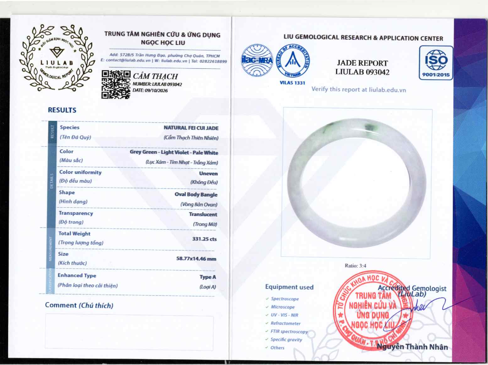 Giấy giám định 093042