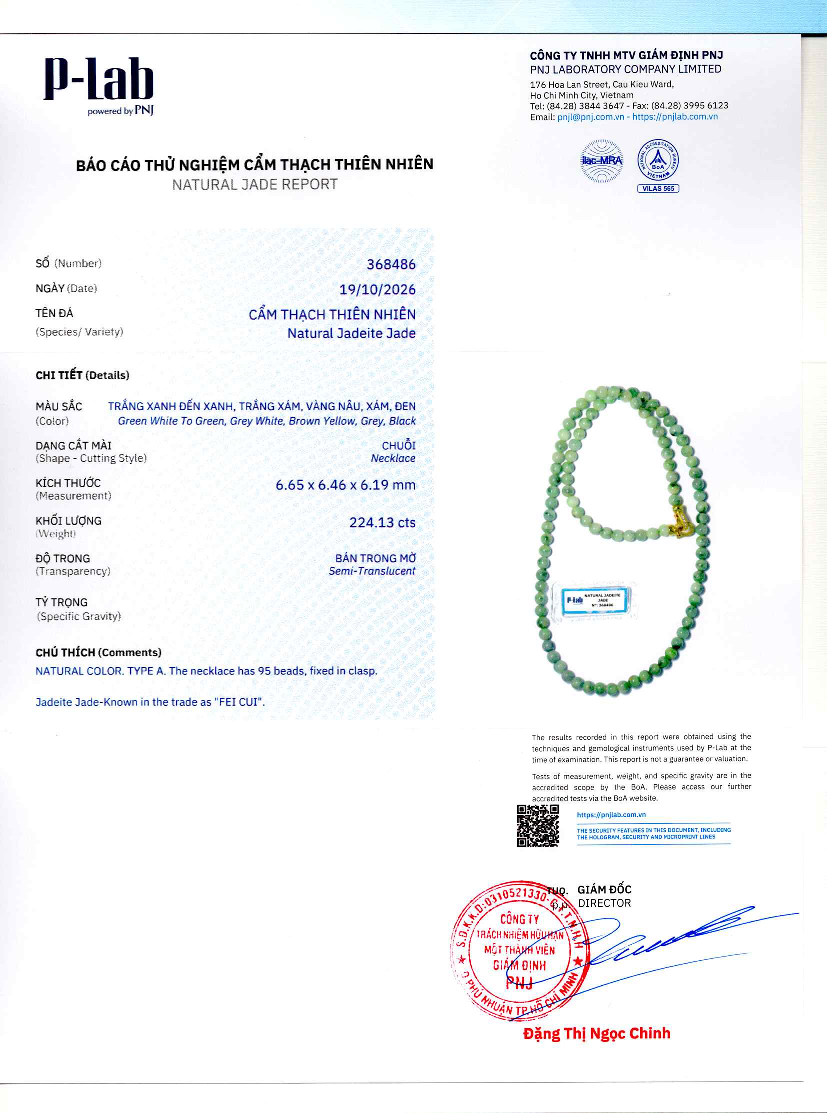 Giấy giám định 368486