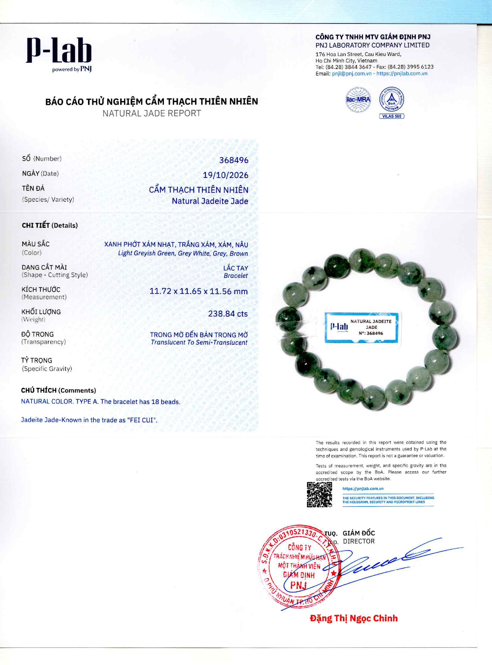 Giấy giám định 368496