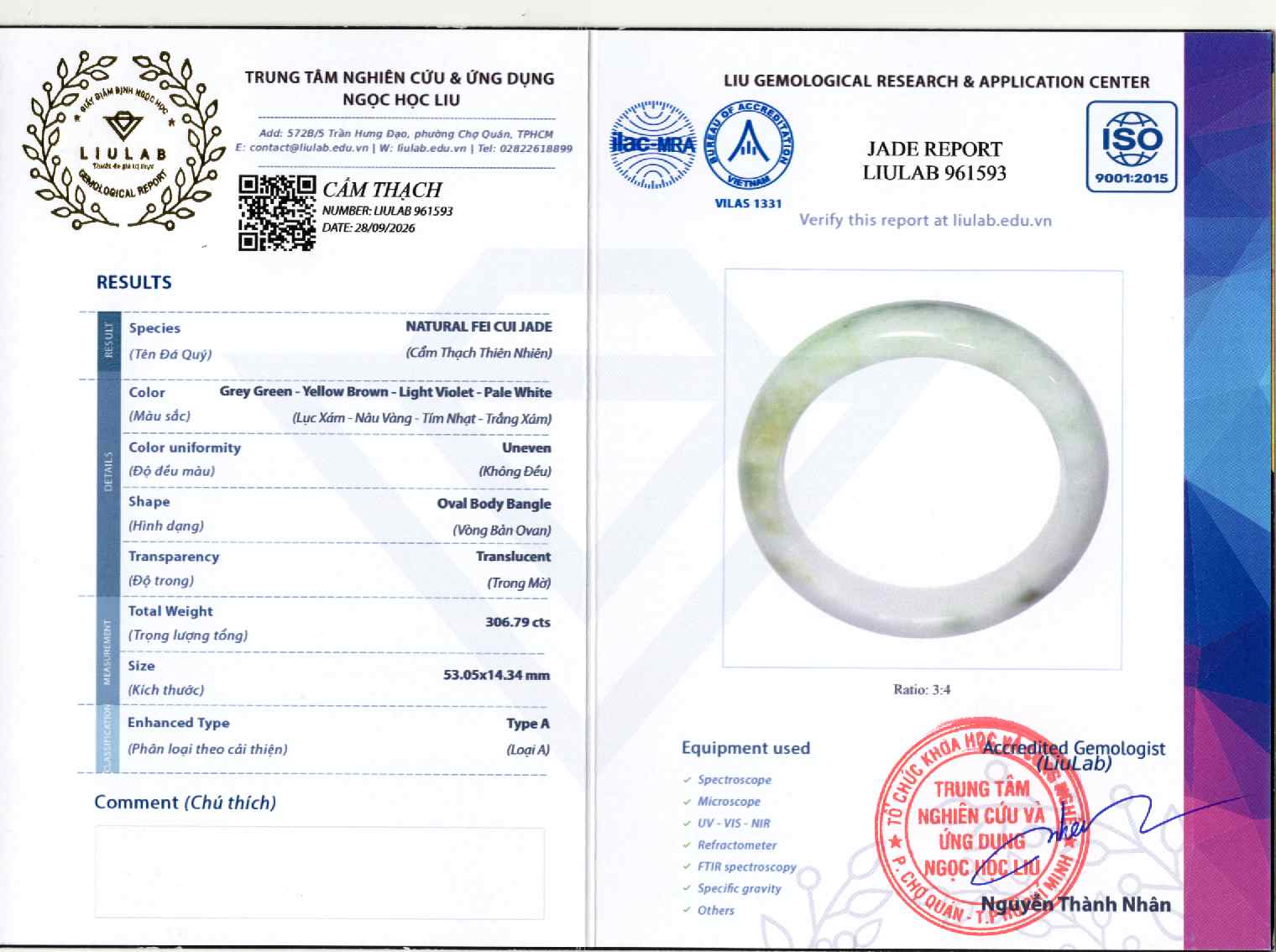 Giấy giám định 961593