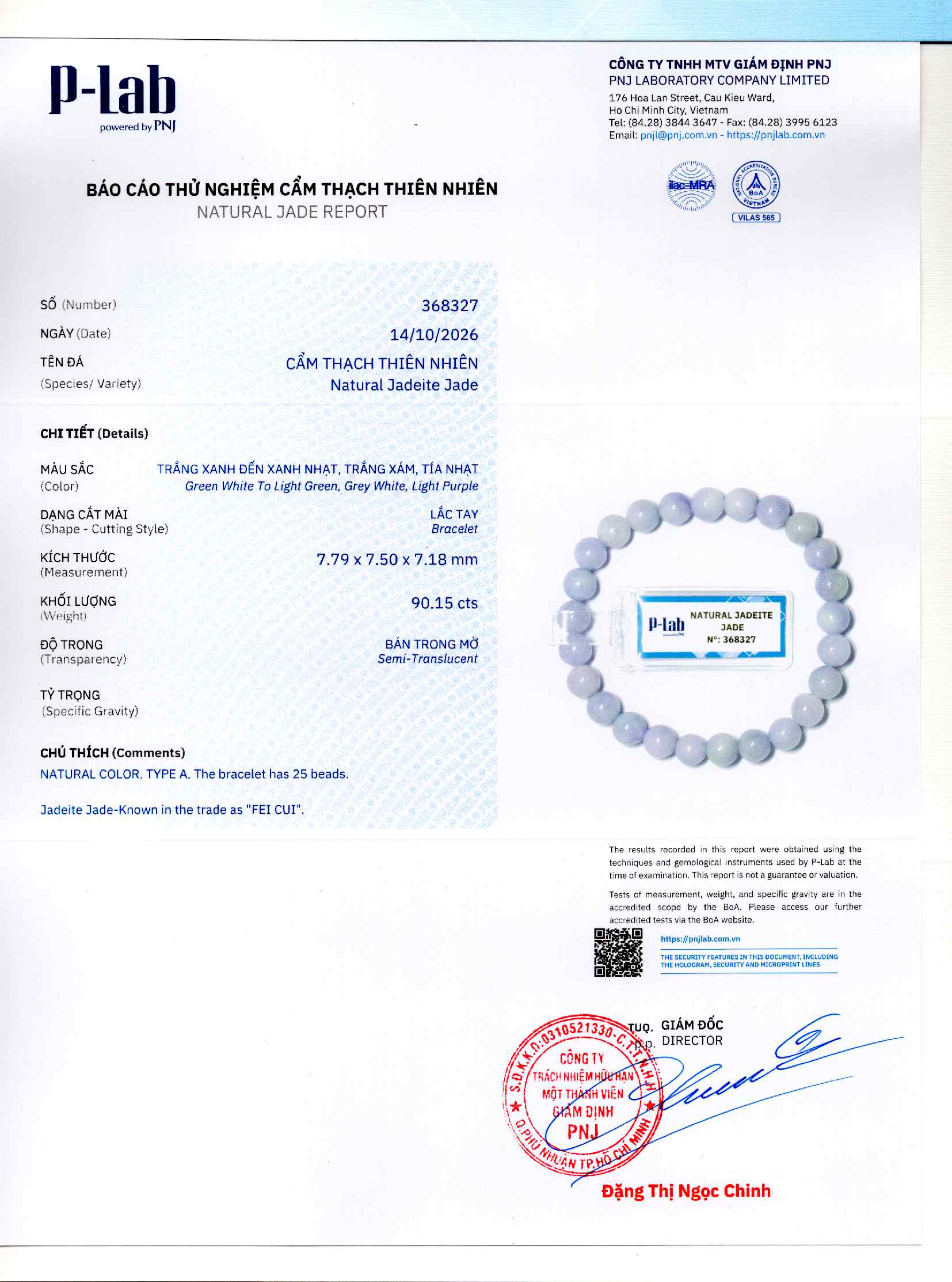 Giấy giám định 368327