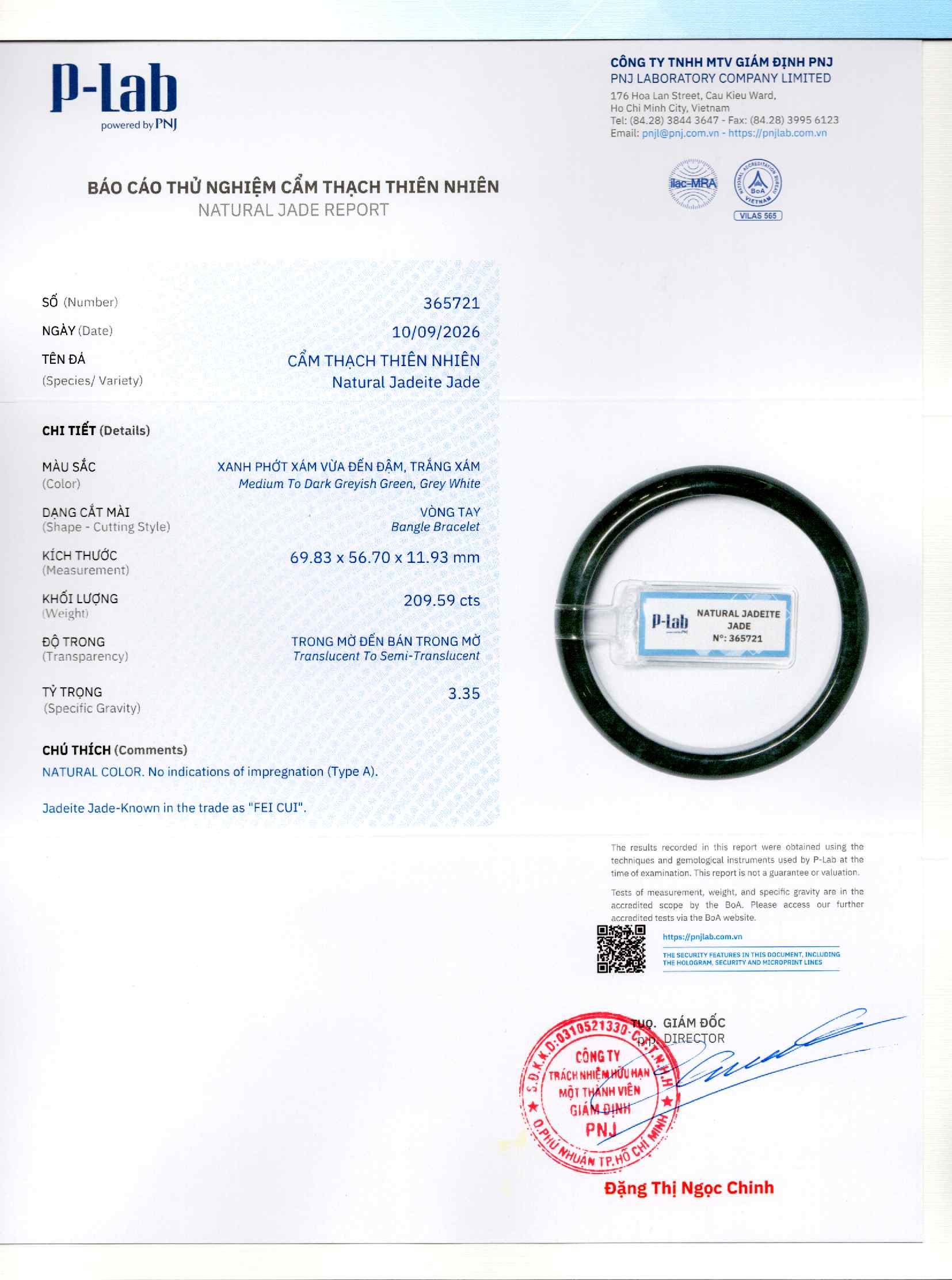 Giấy giám định 365721