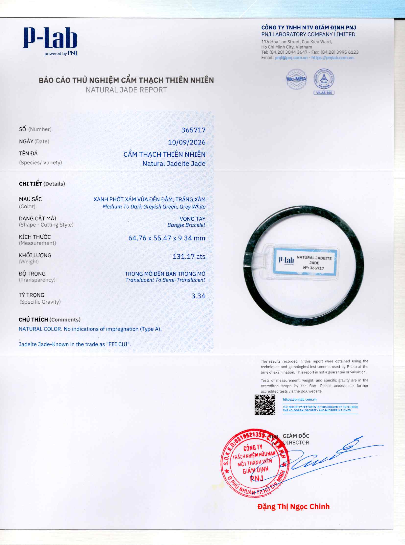 Giấy giám định 365717