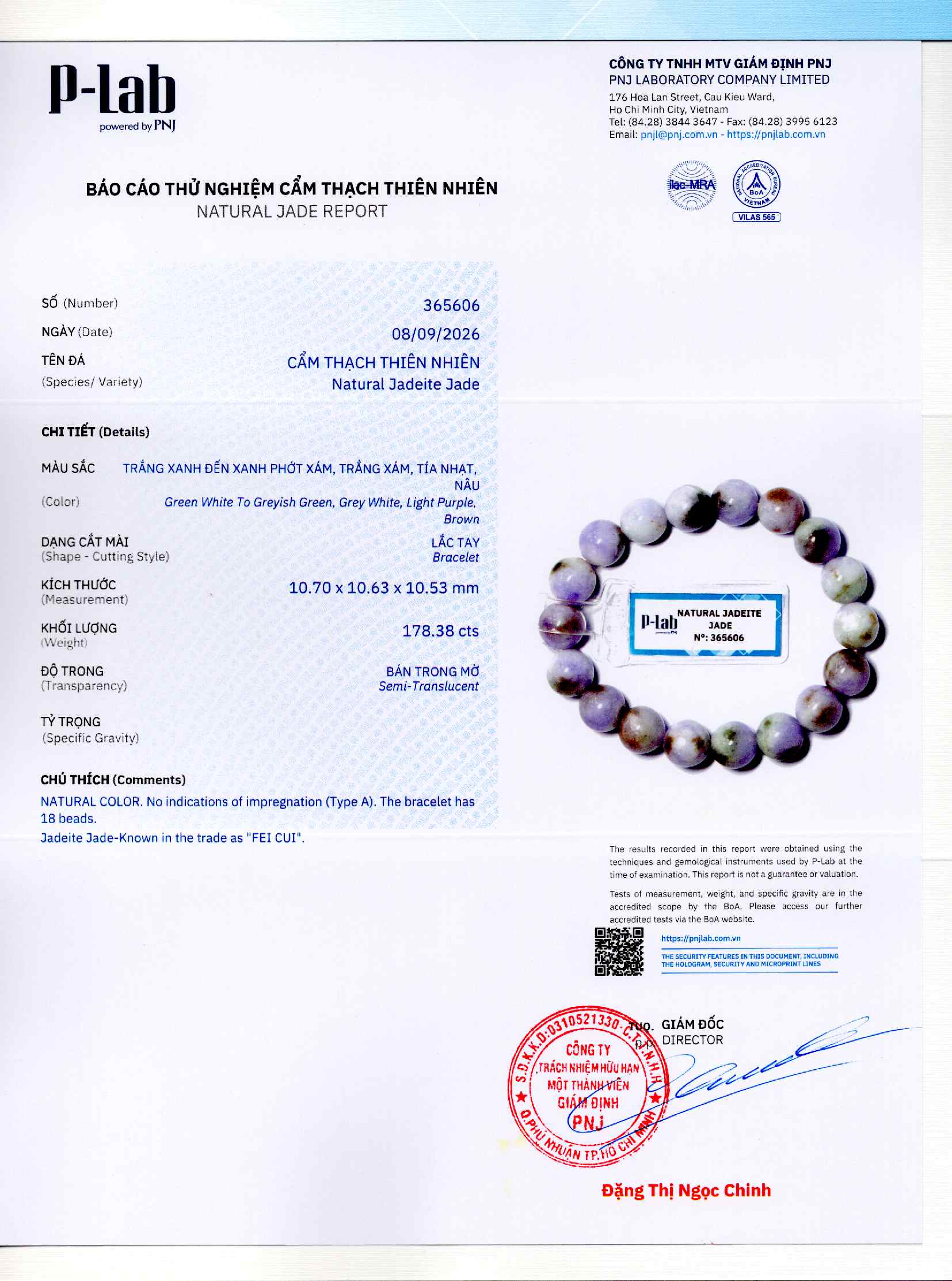 Giấy giám định 365606