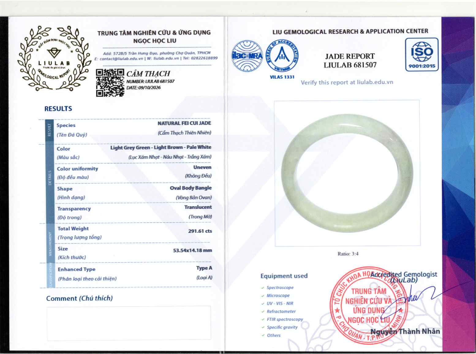 Giấy giám định 681507