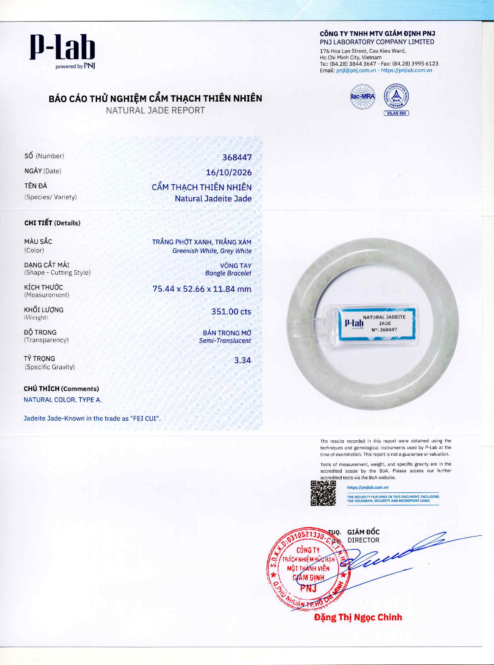 Giấy giám định 368447