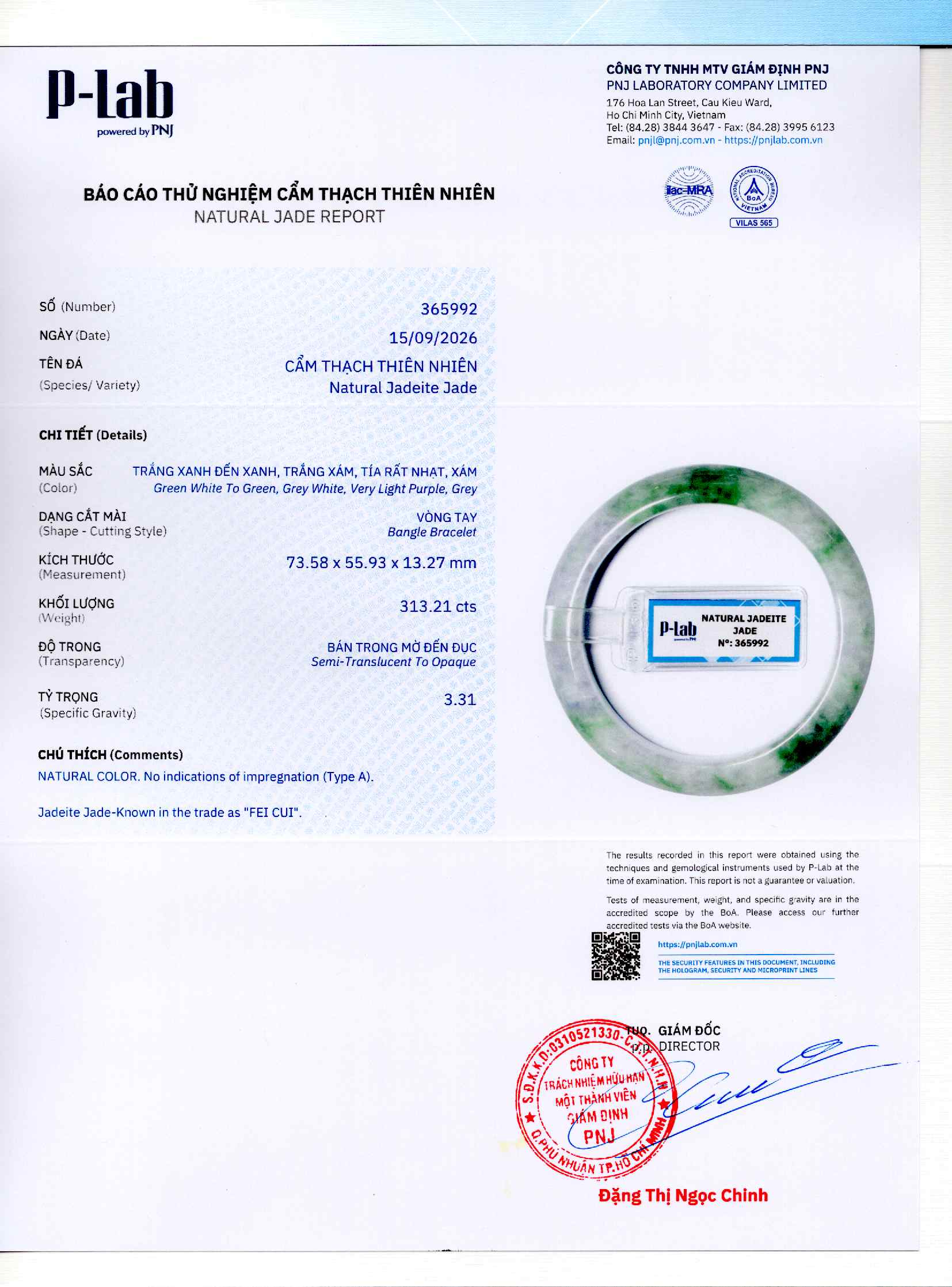 Giấy giám định 365992