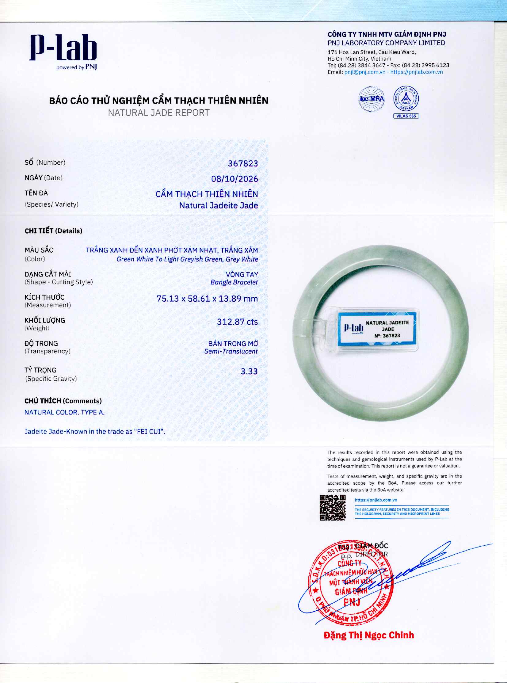 Giấy giám định 367823