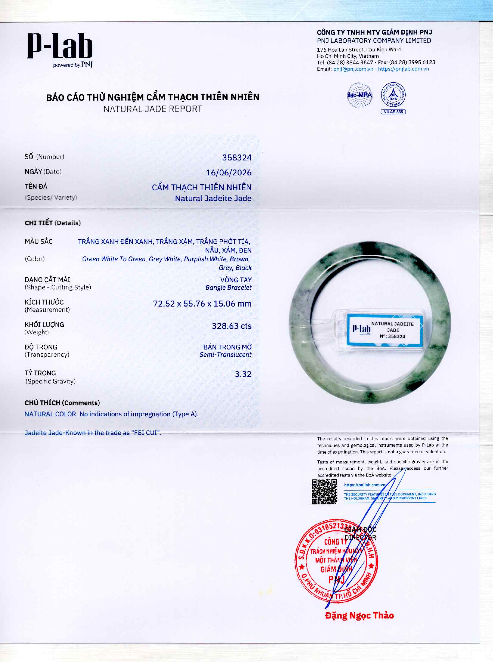 Giấy giám định 358324