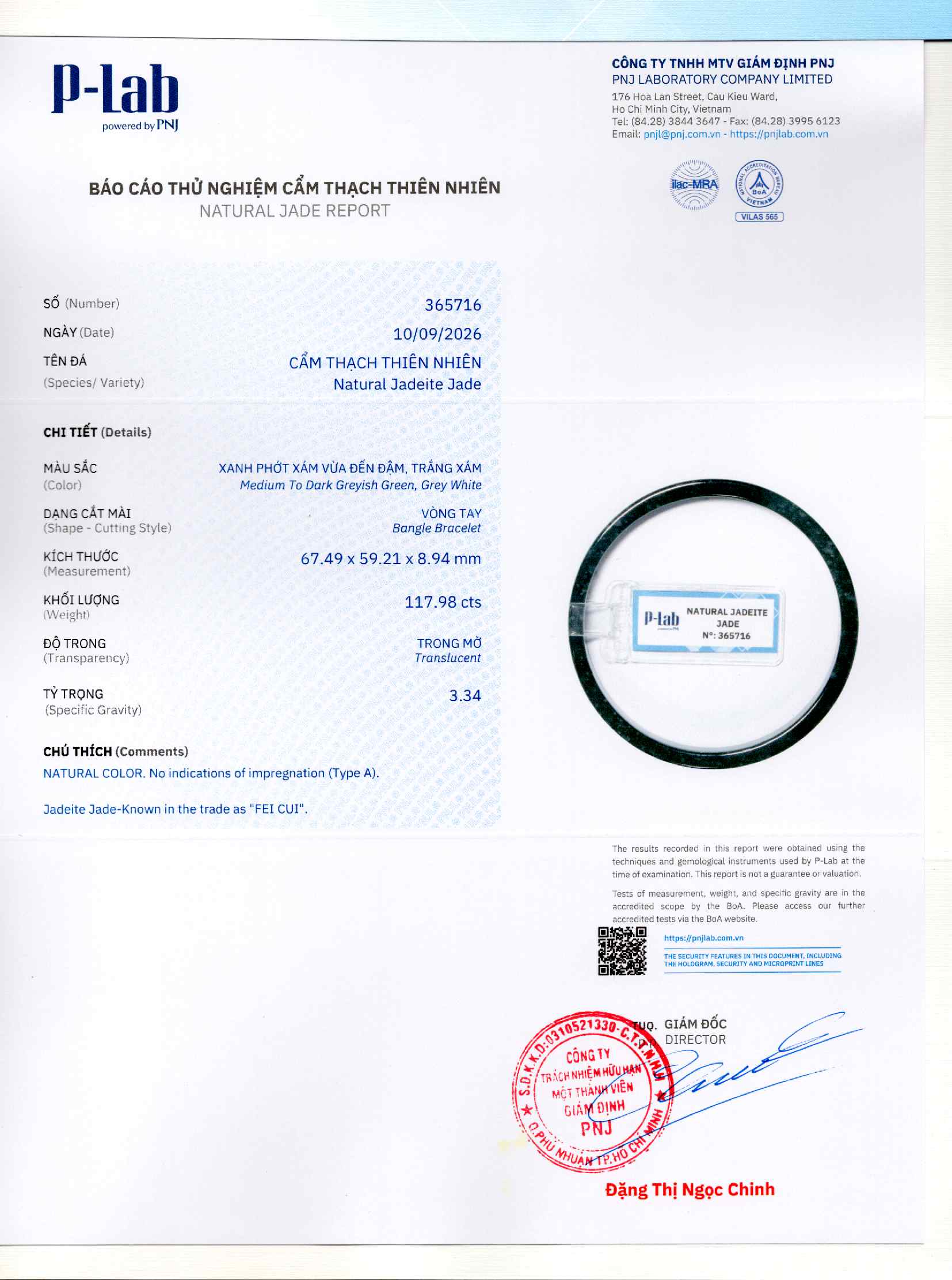 Giấy giám định 365716