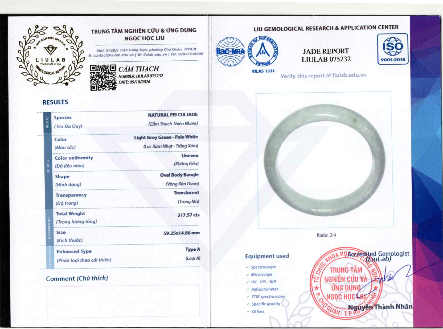 Giấy giám định 075232