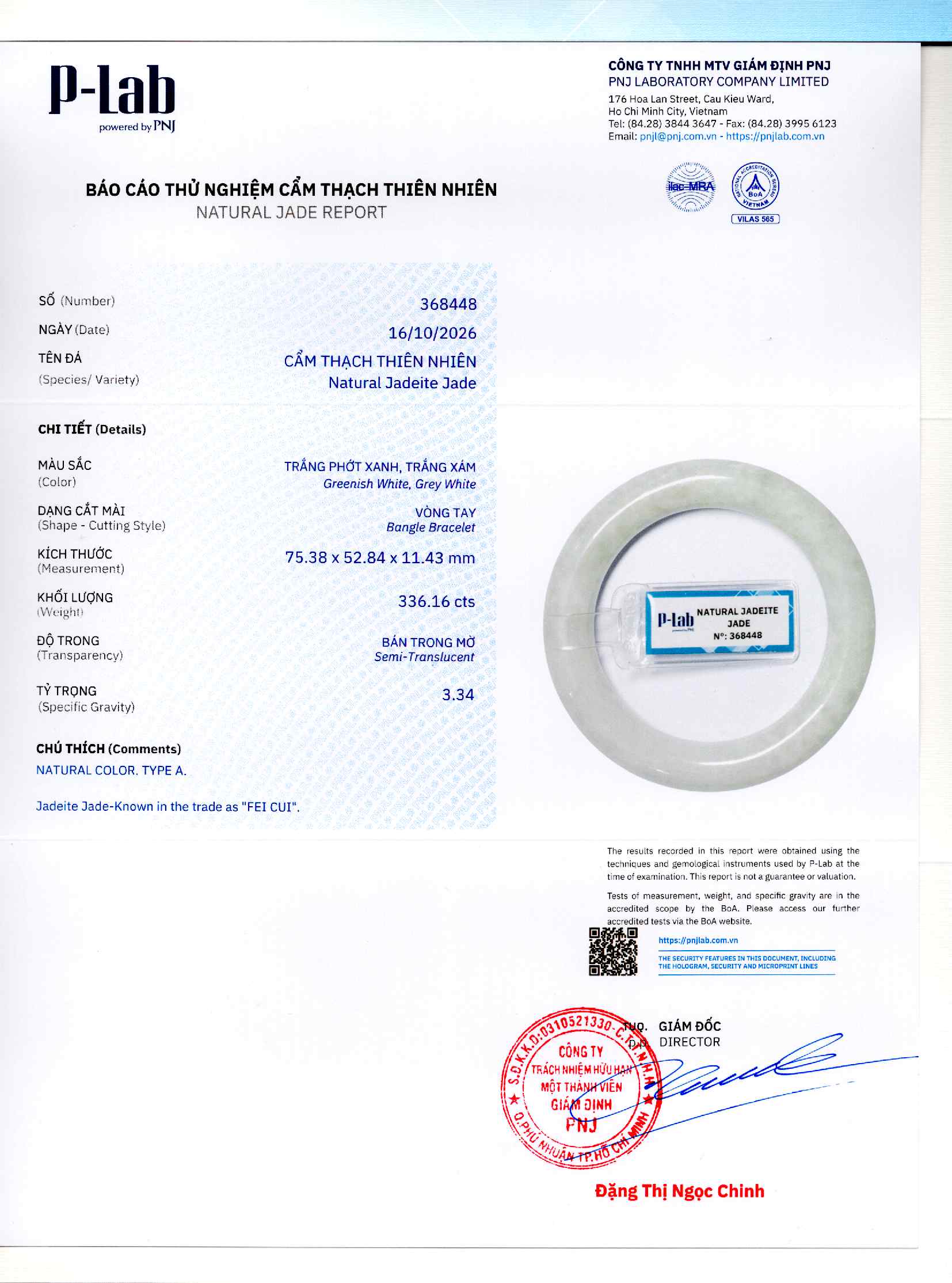 Giấy giám định 368448