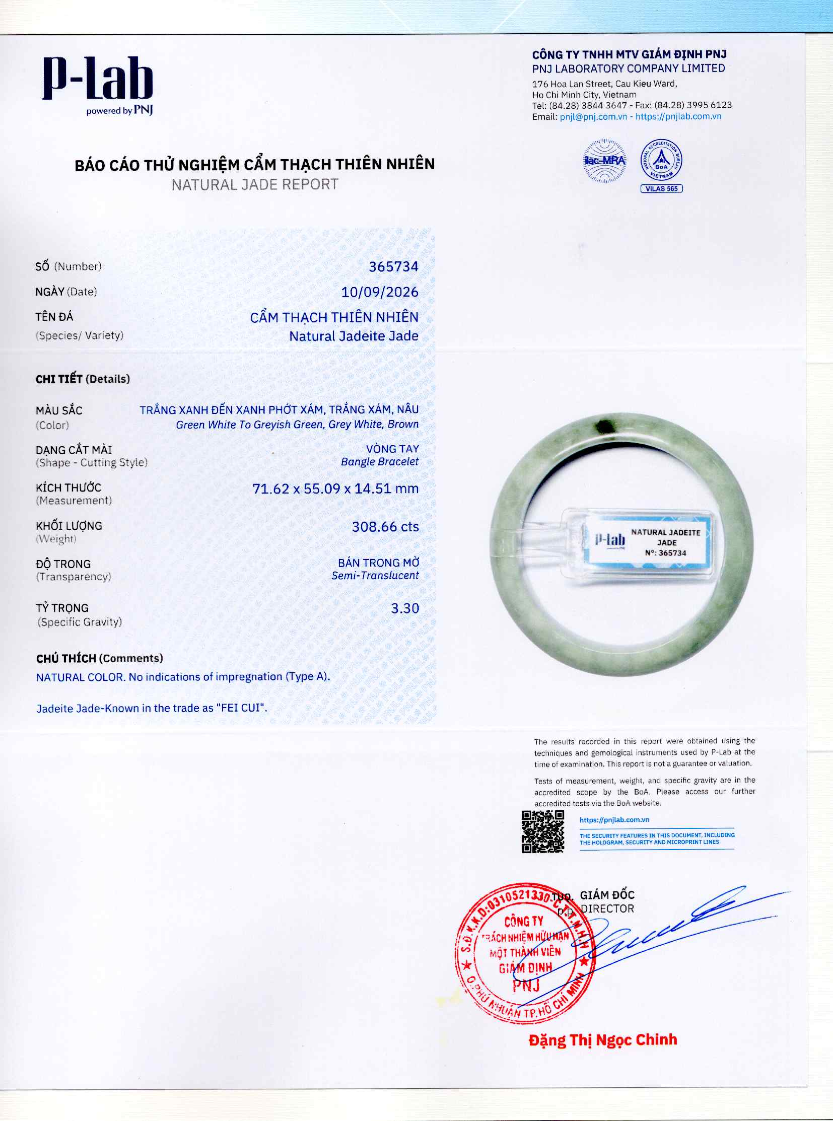 Giấy giám định 365734