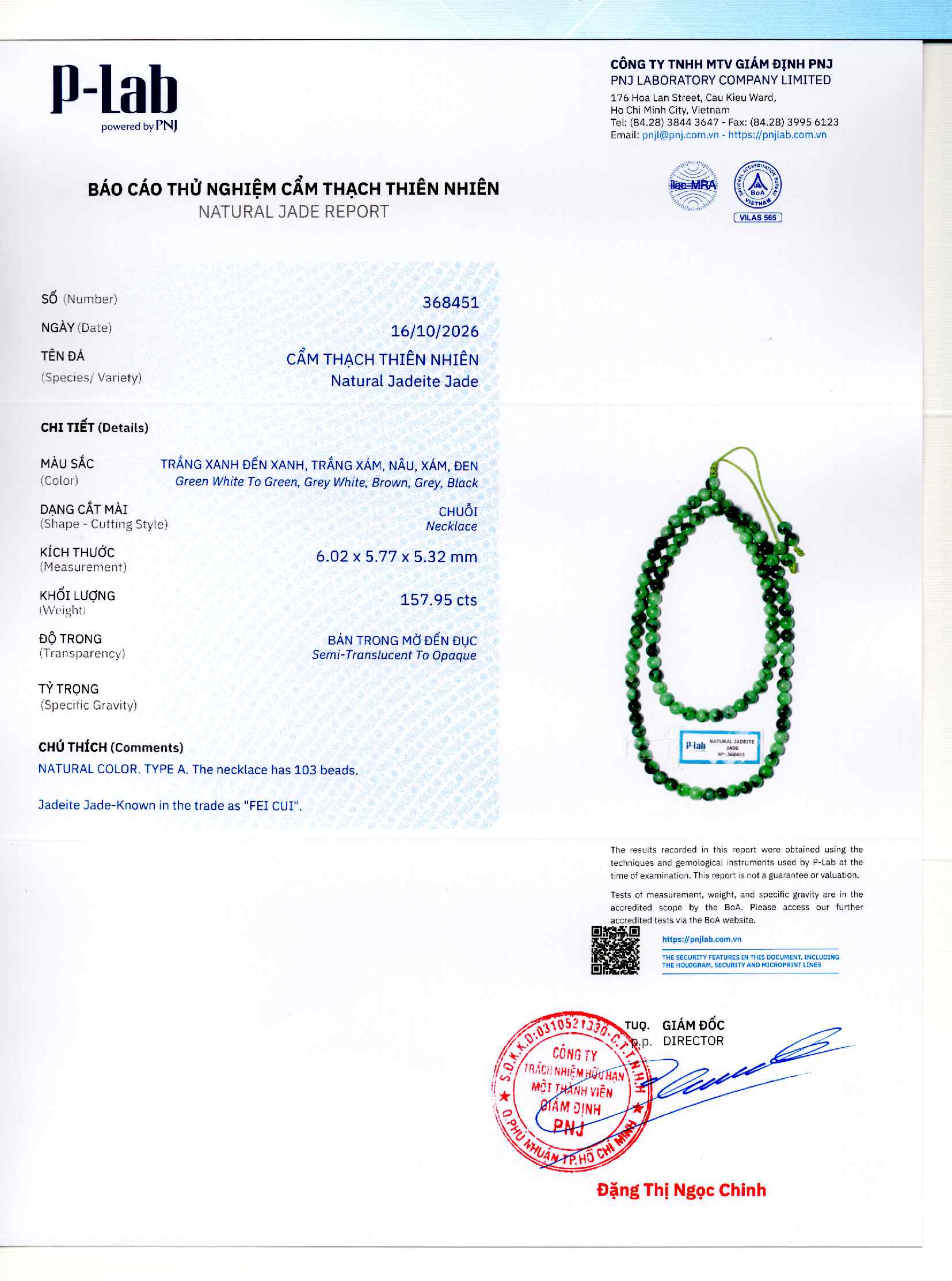 Giấy giám định 368451