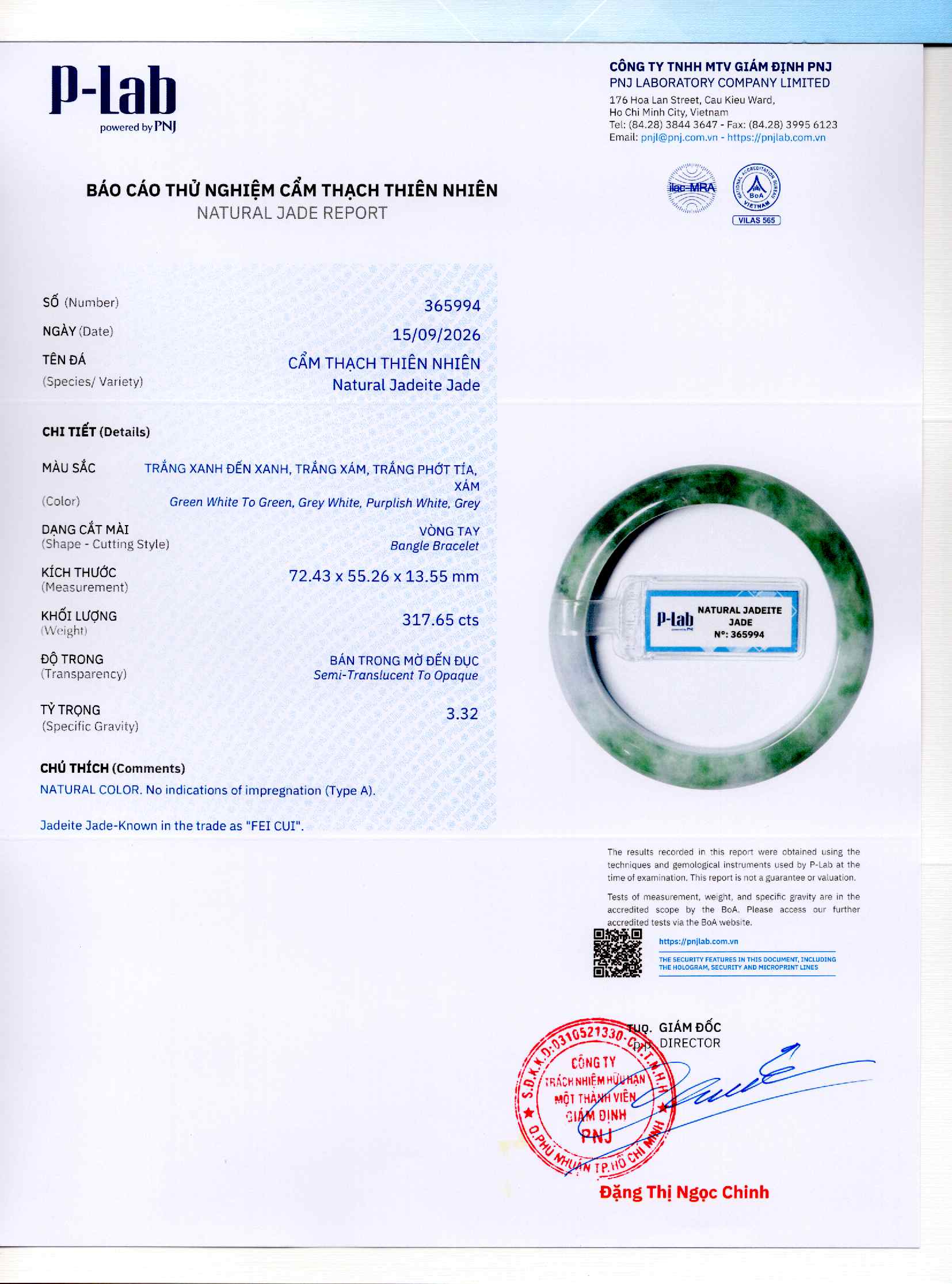 Giấy giám định 365994