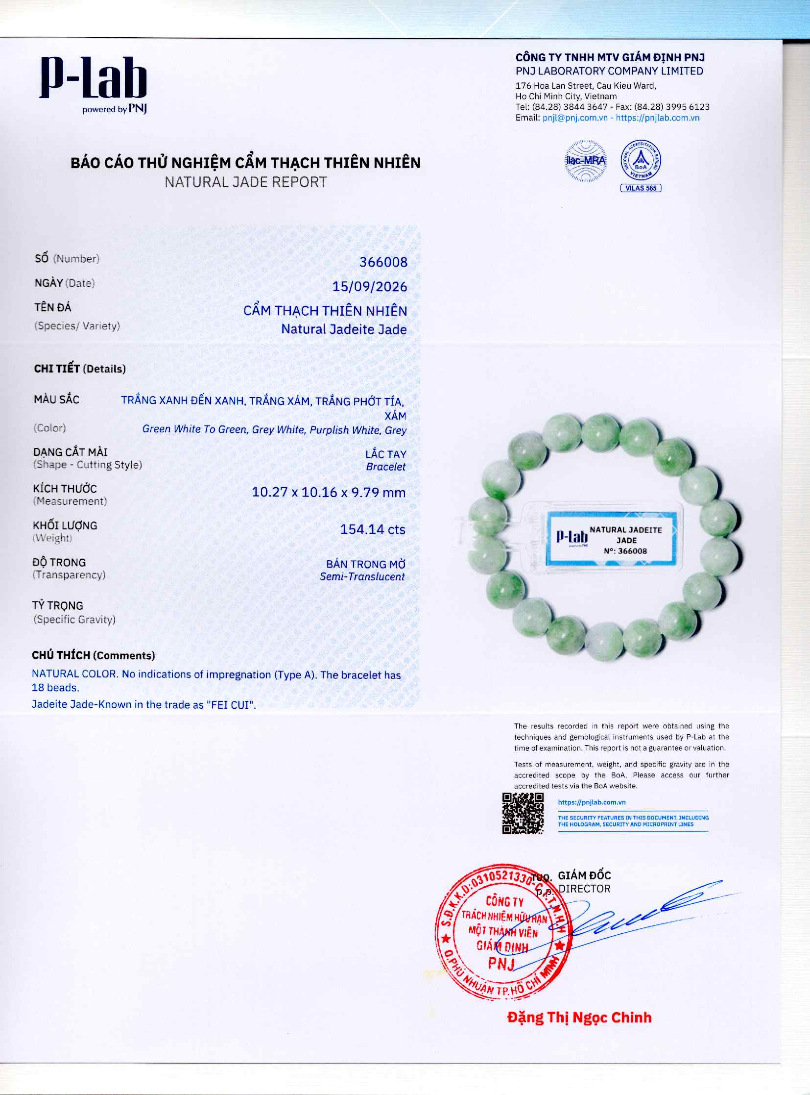 Giấy giám định 366008