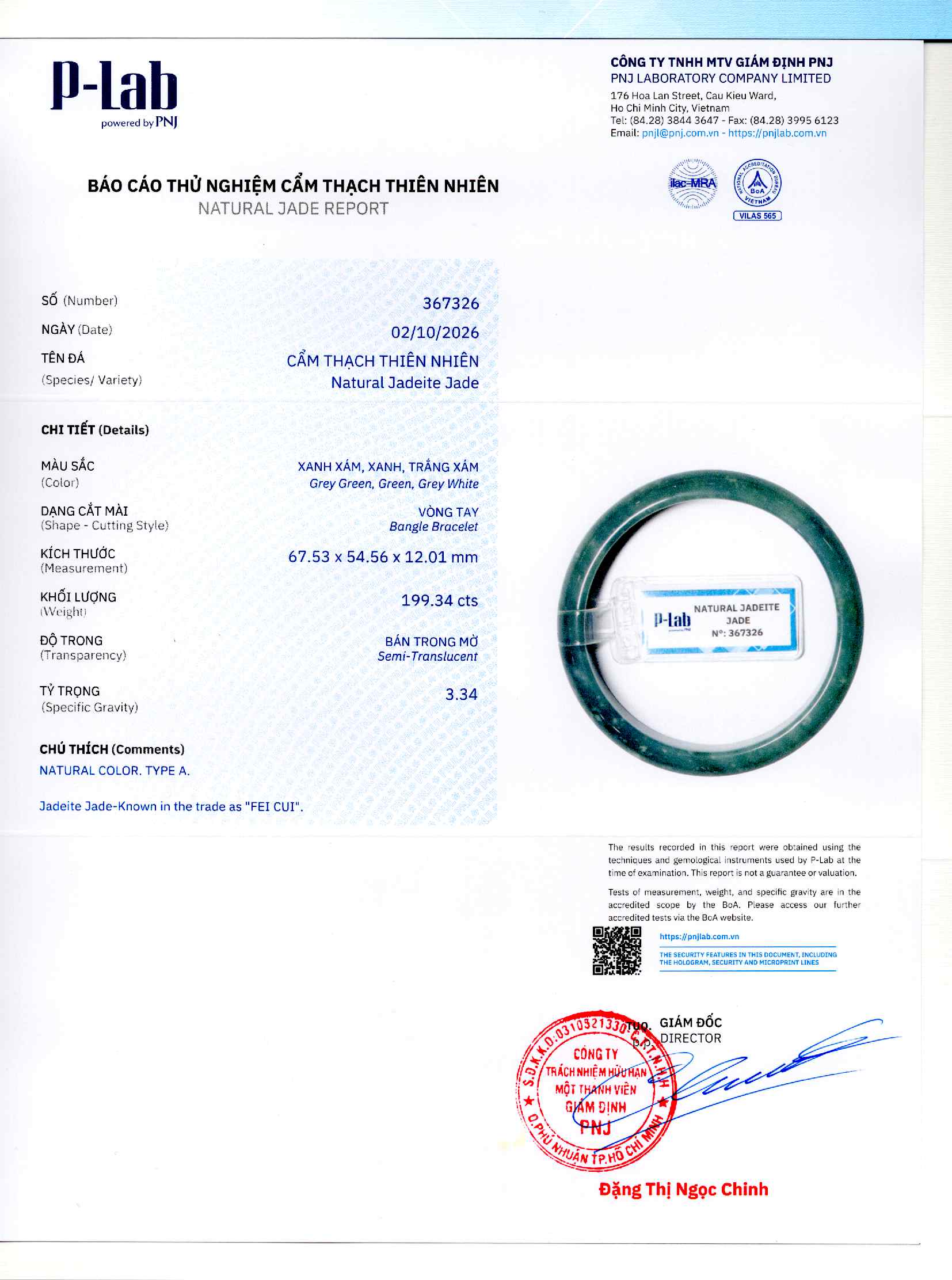 Giấy giám định 367326
