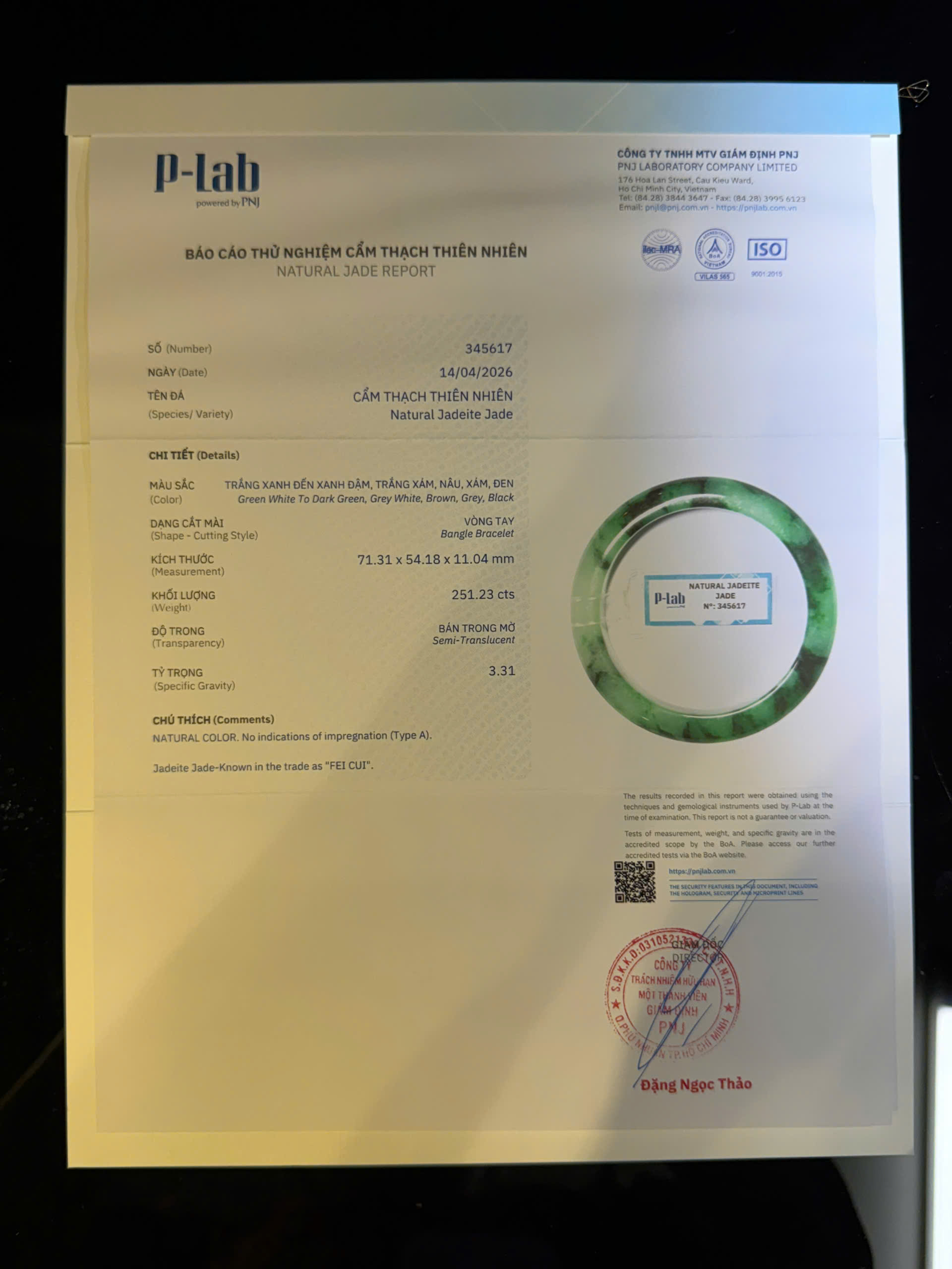 Vòng tay cẩm thạch mã 345617
