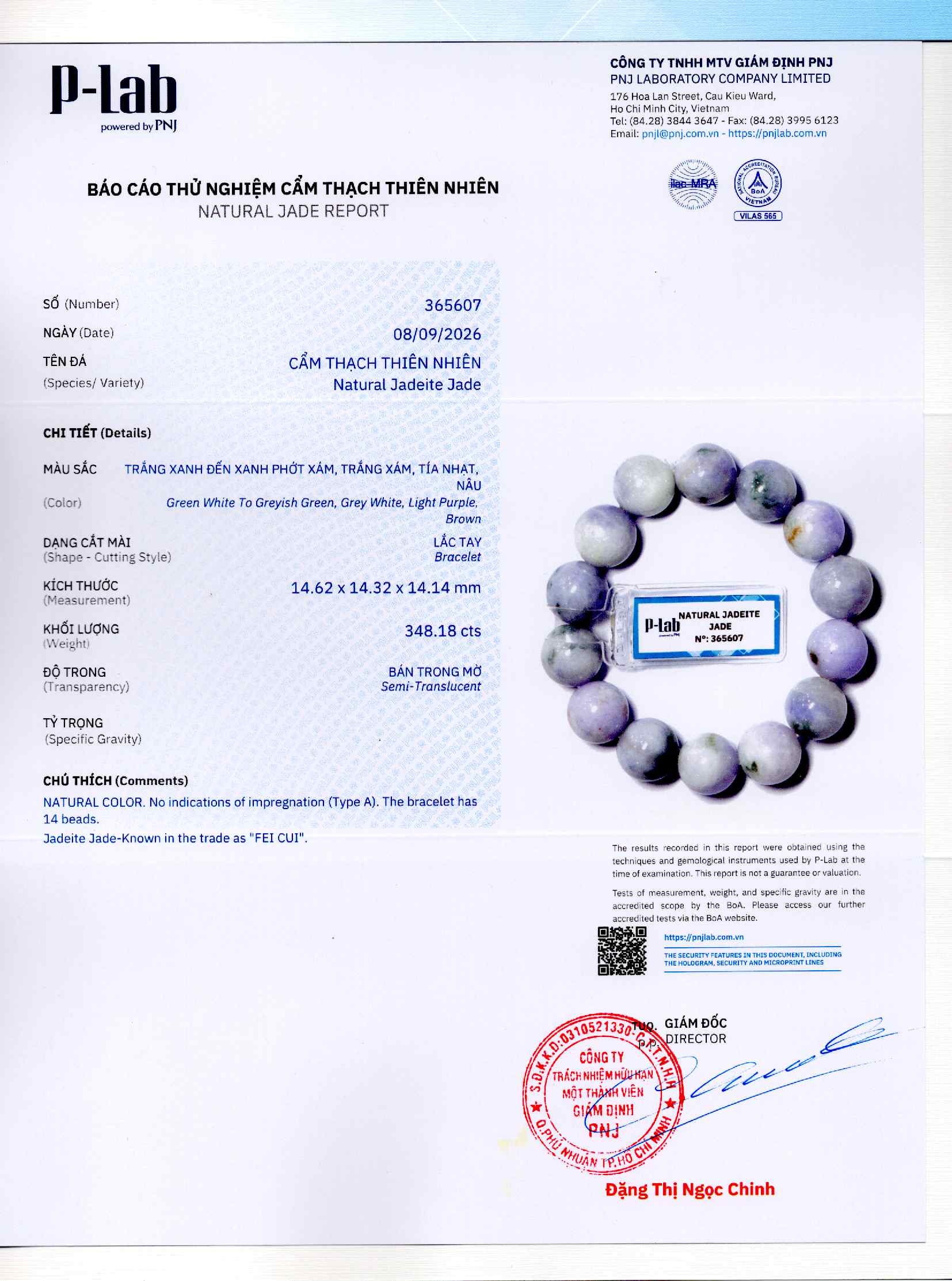 Giấy giám định 365607