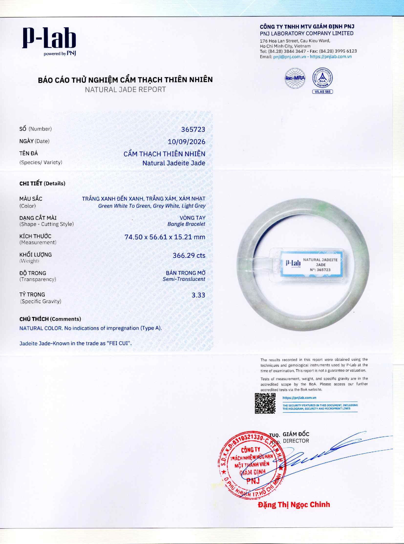 Giấy giám định 365723