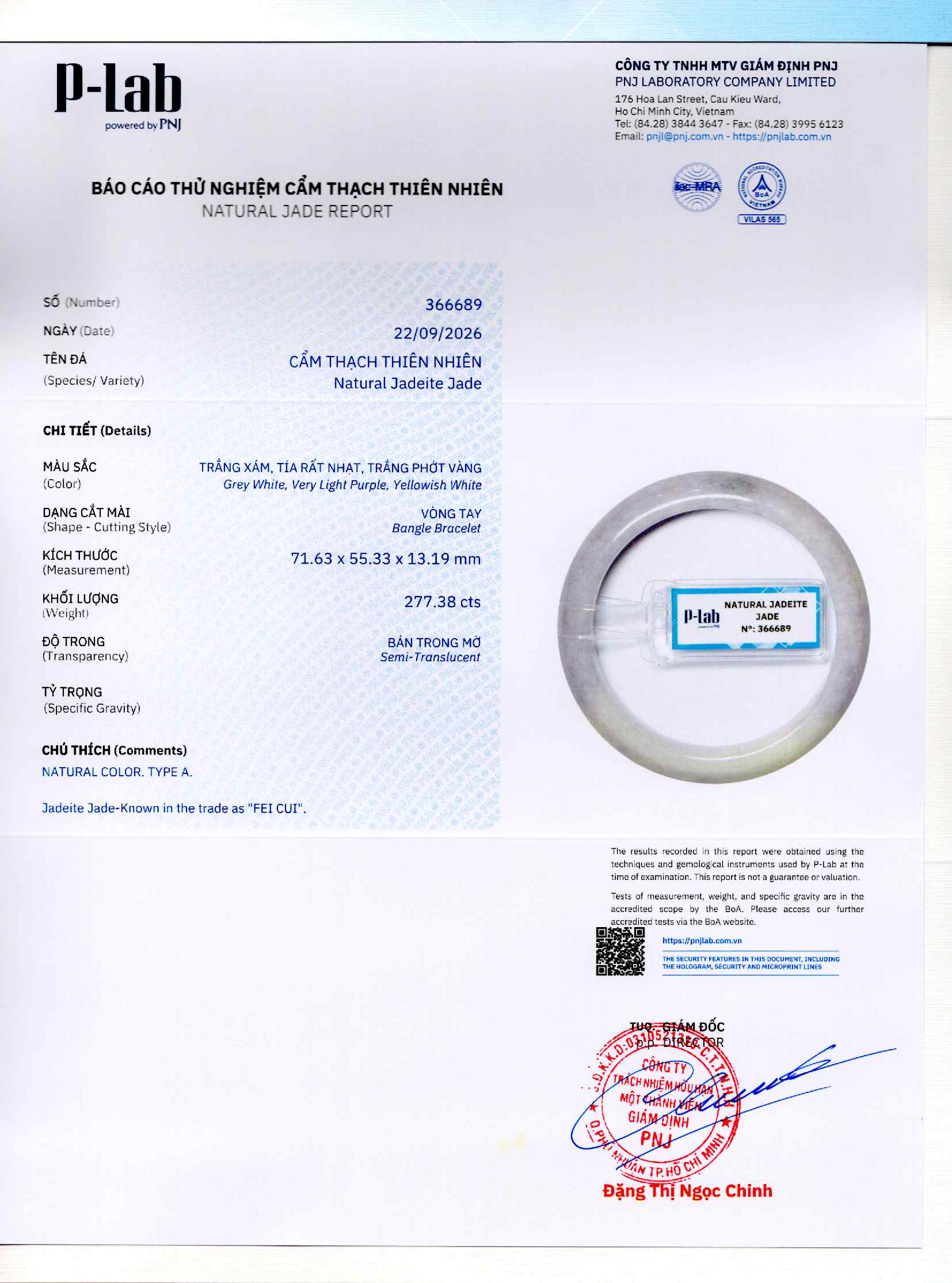 Giấy giám định 366689