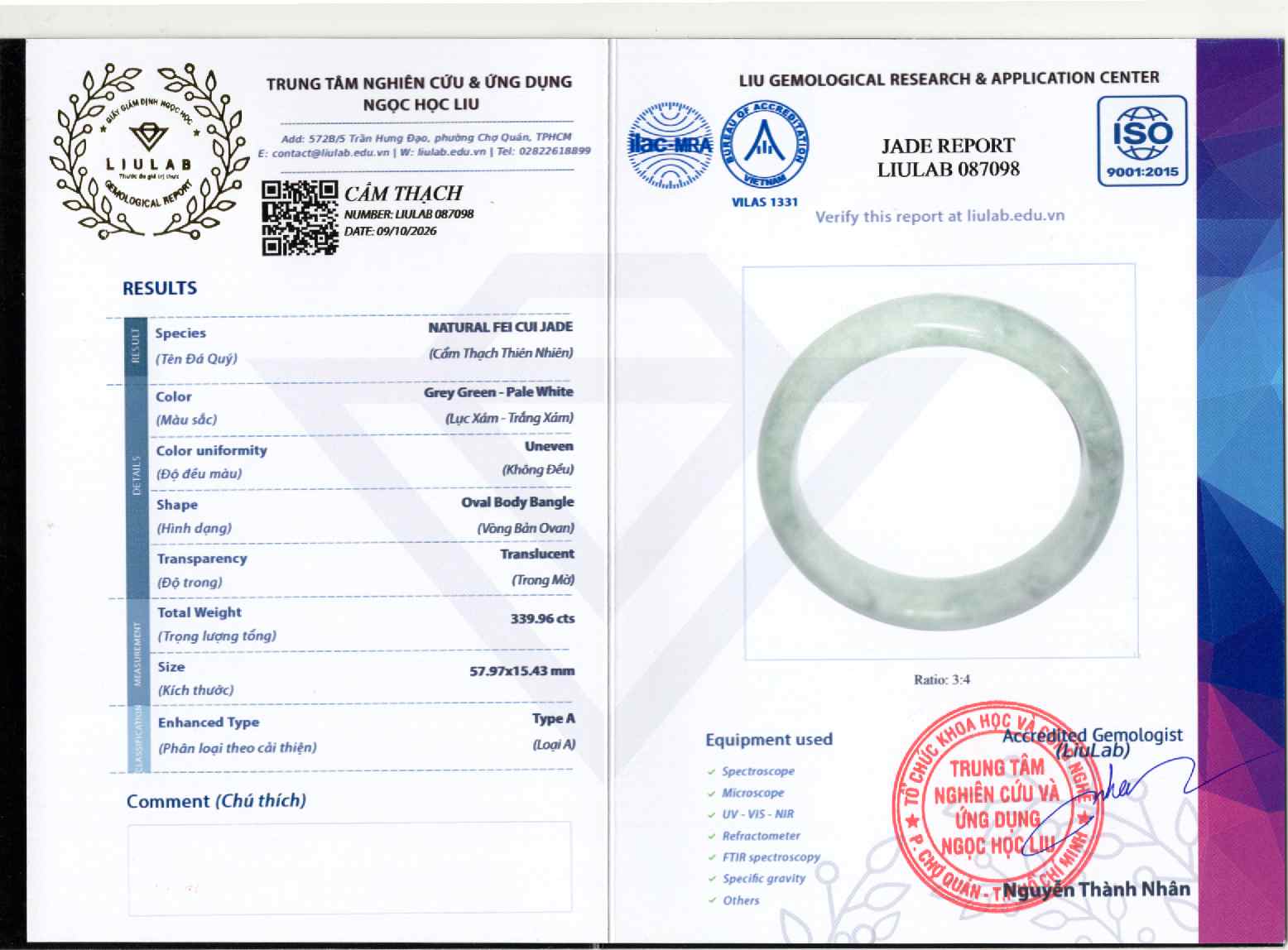 Giấy giám định 087098