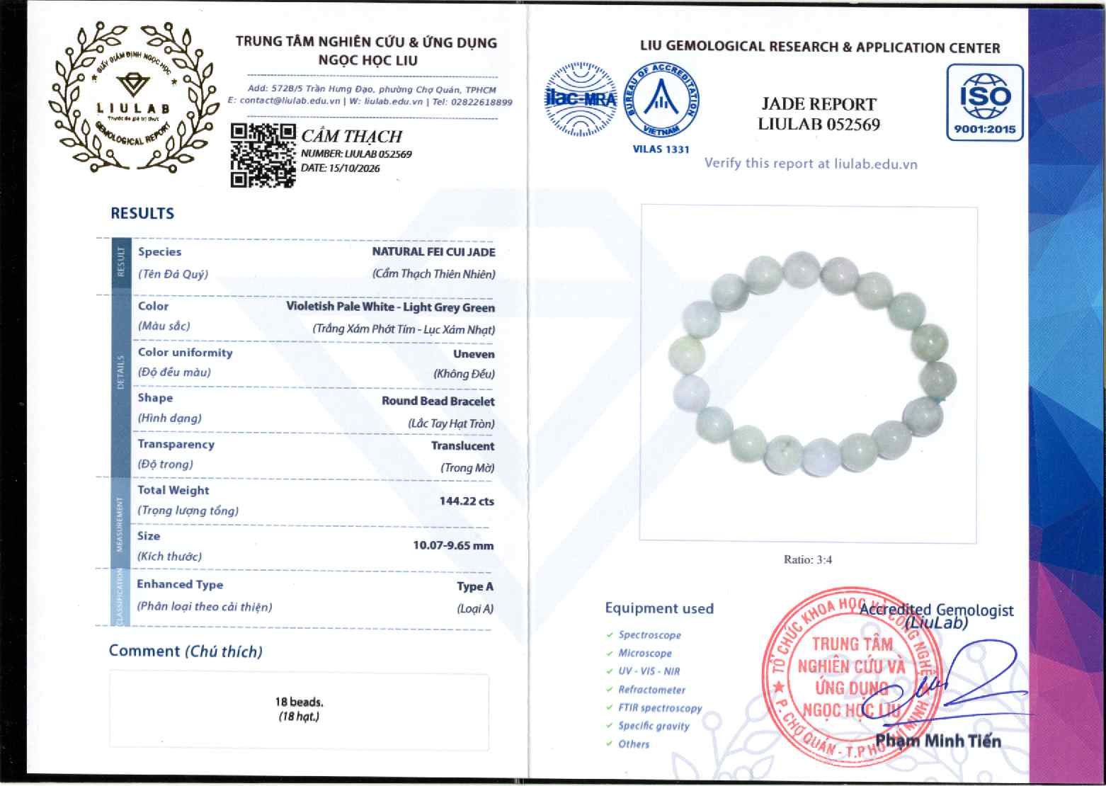 Giấy giám định 052569