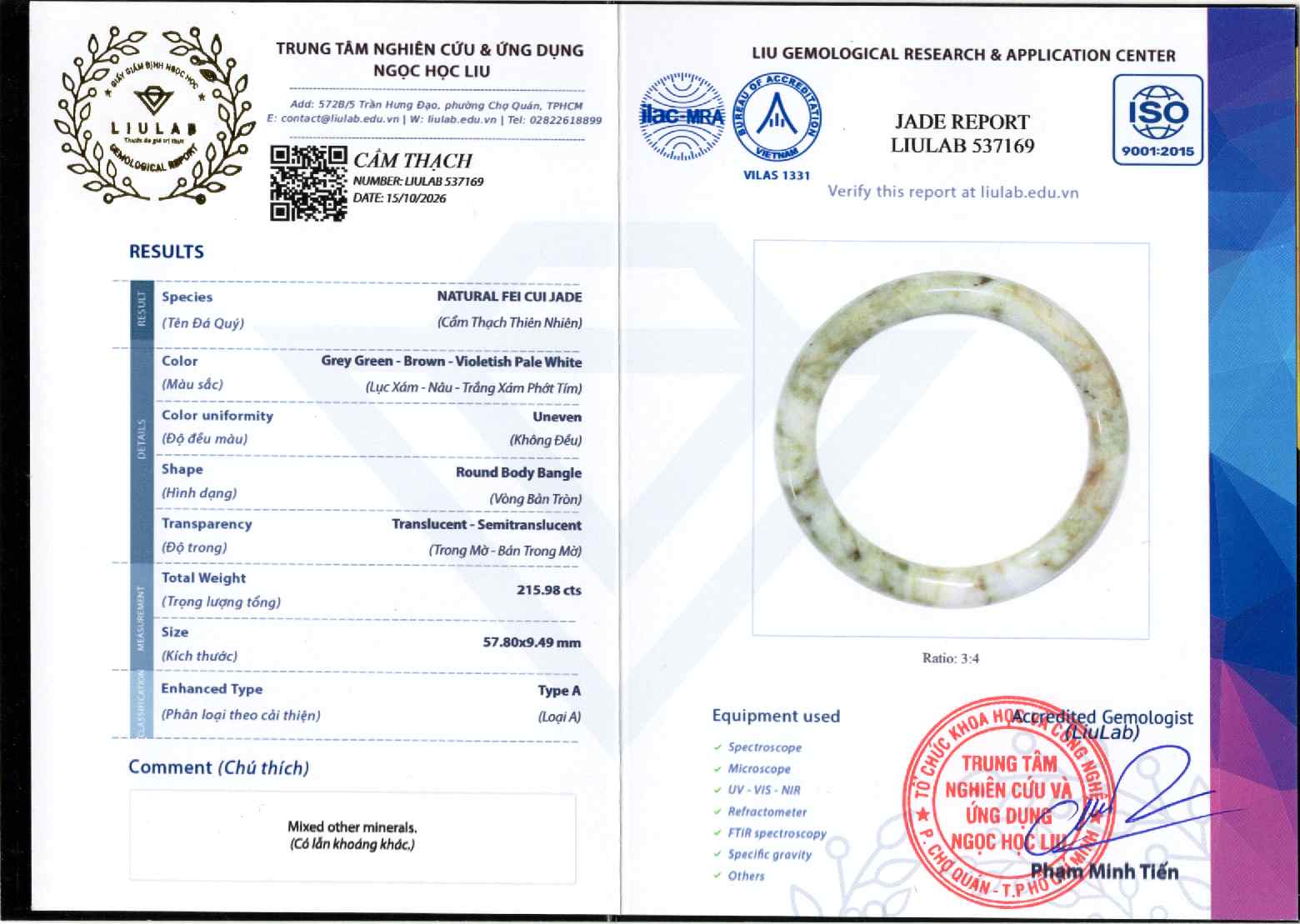 Giấy giám định 537169