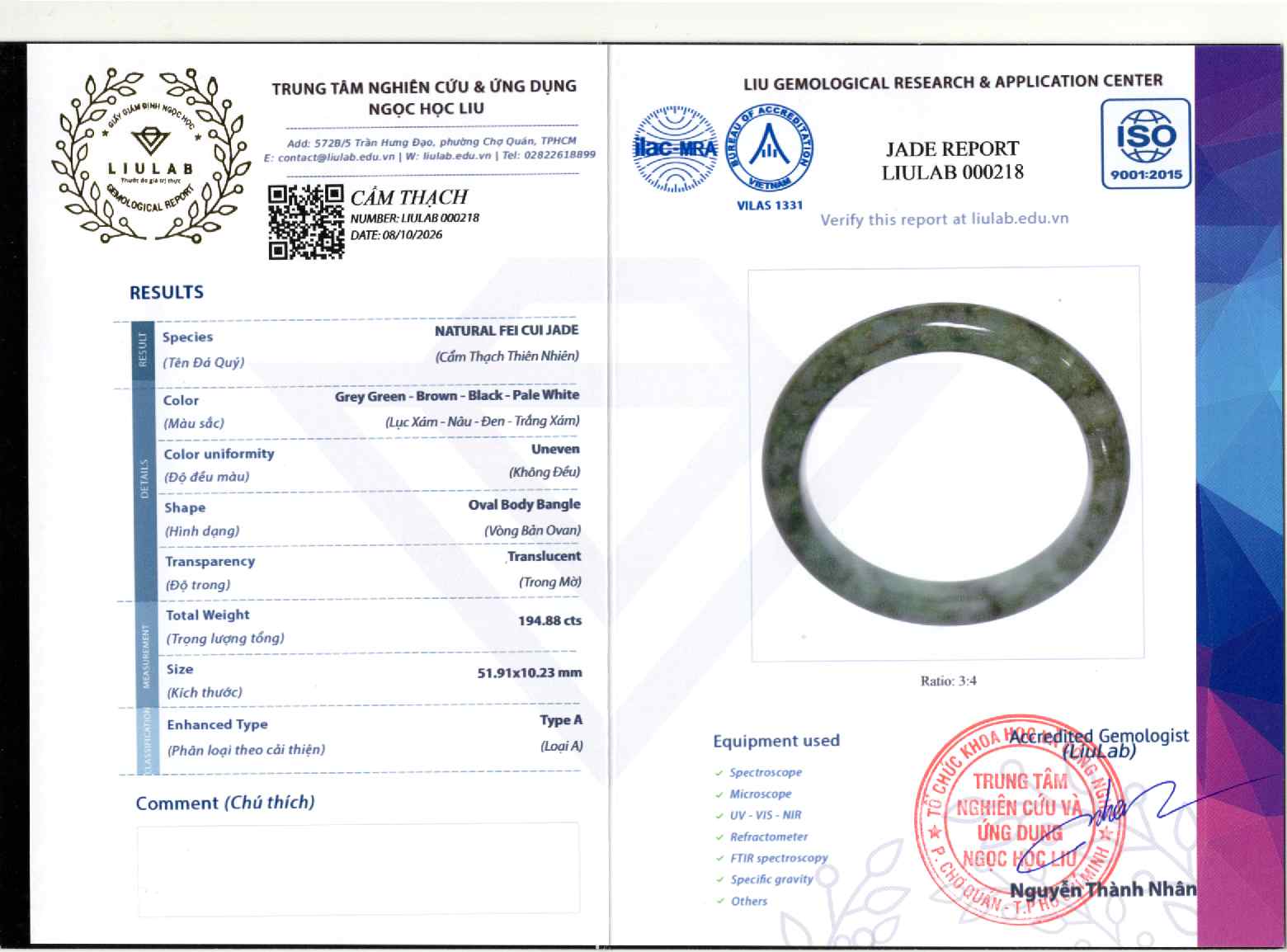 Giấy giám định 000218