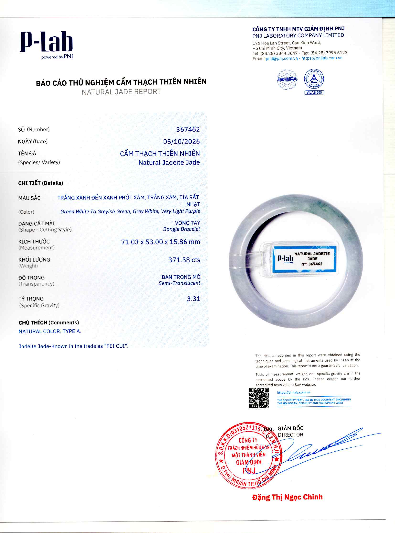 Giấy giám định 367462
