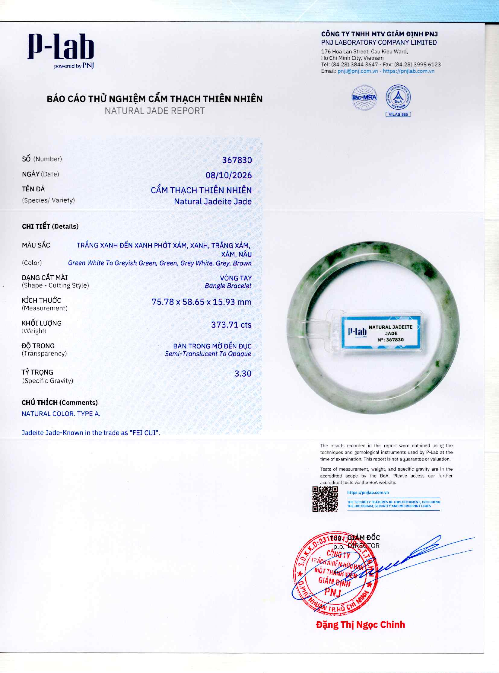 Giấy giám định 367830