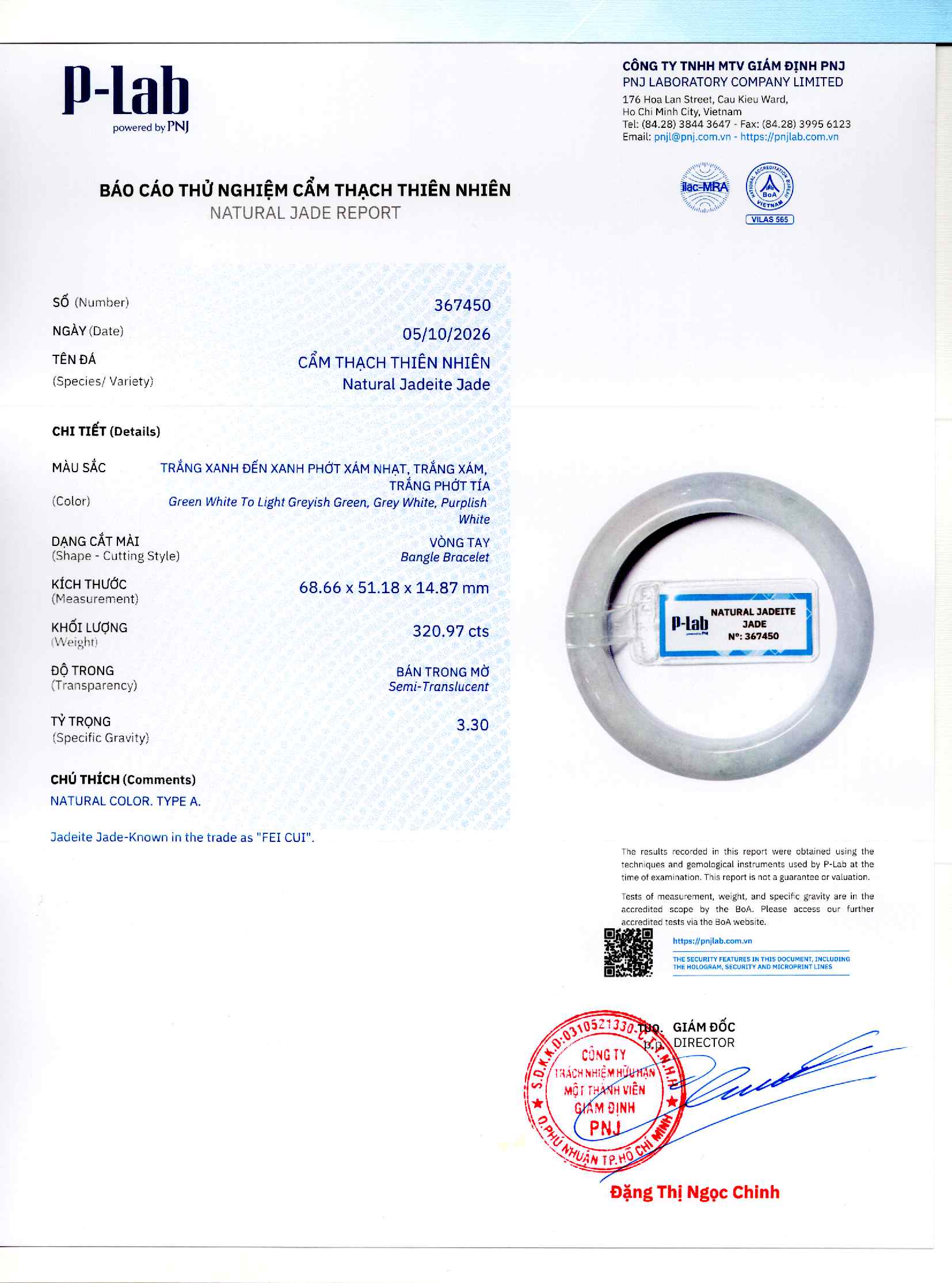 Giấy giám định 367450