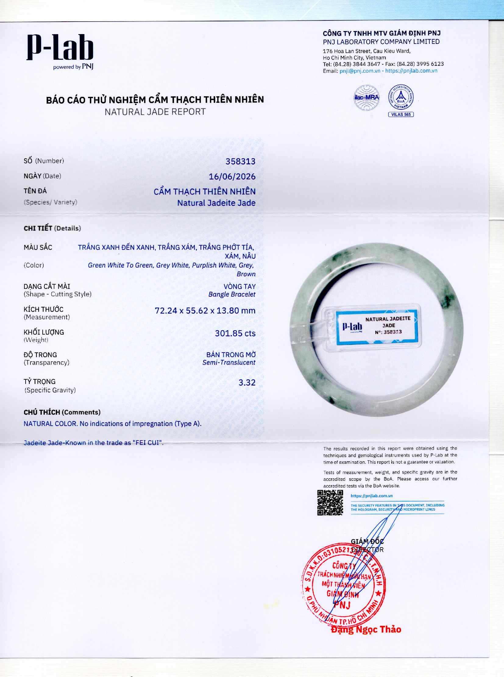 Giấy giám định 358313