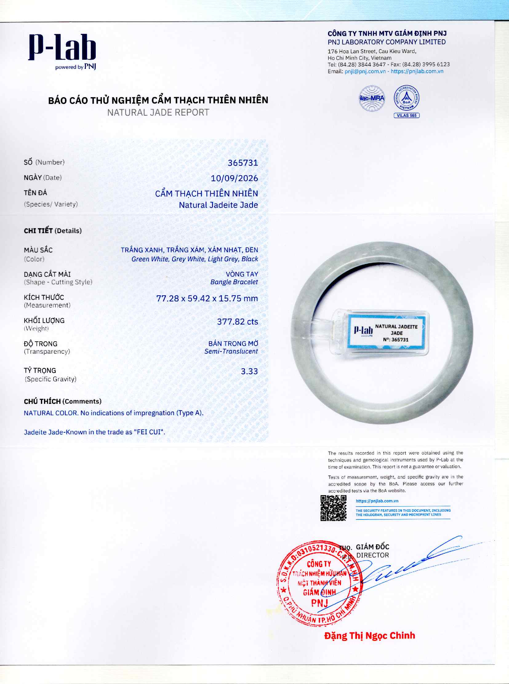 Giấy giám định 365731