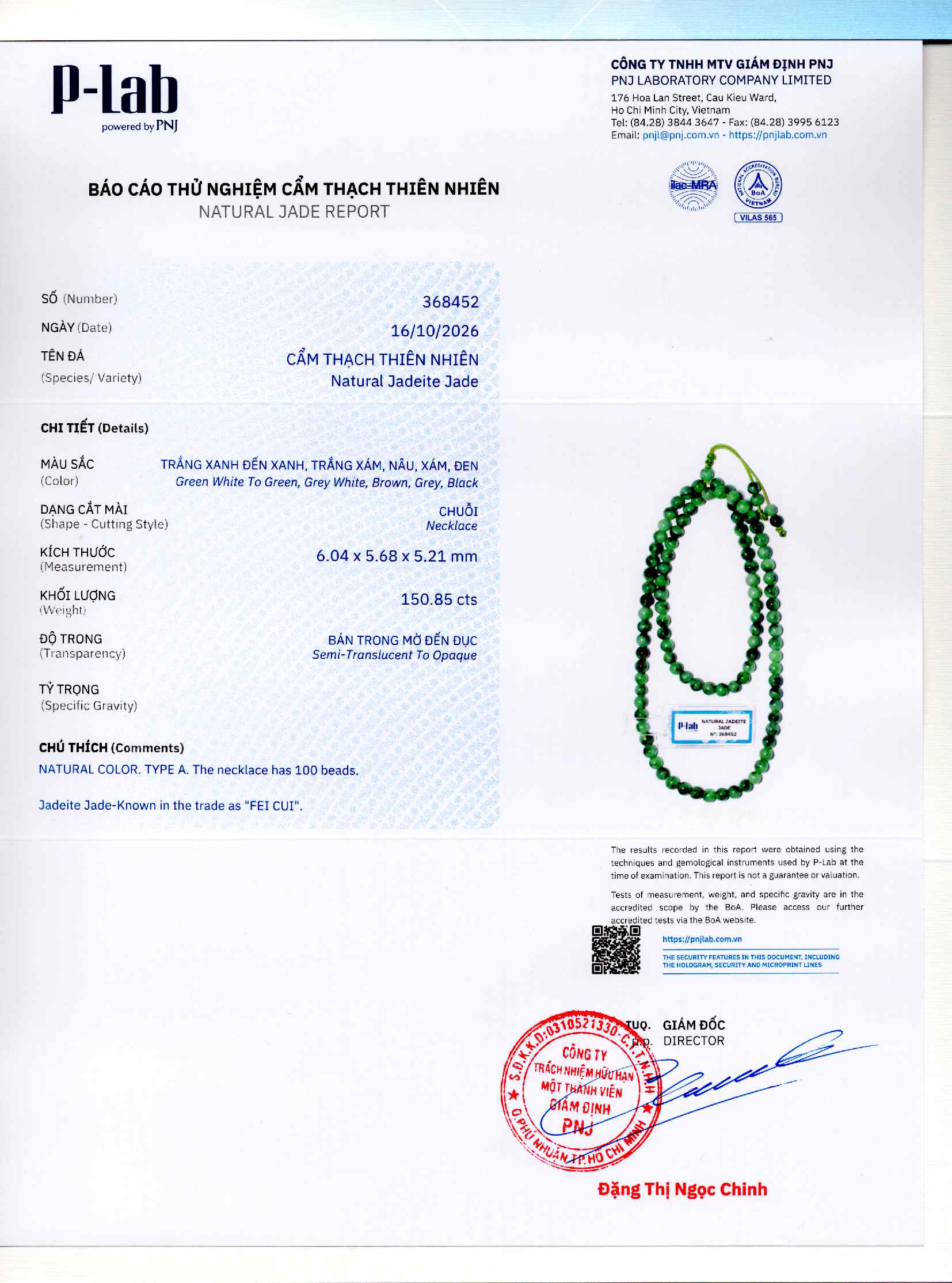 Giấy giám định 368452
