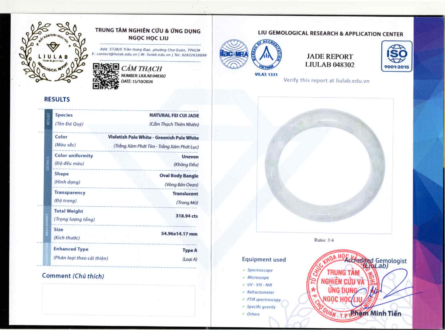 Giấy giám định 048302