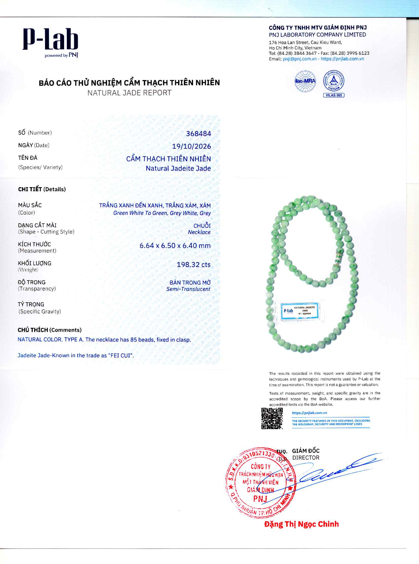 Giấy giám định 368484
