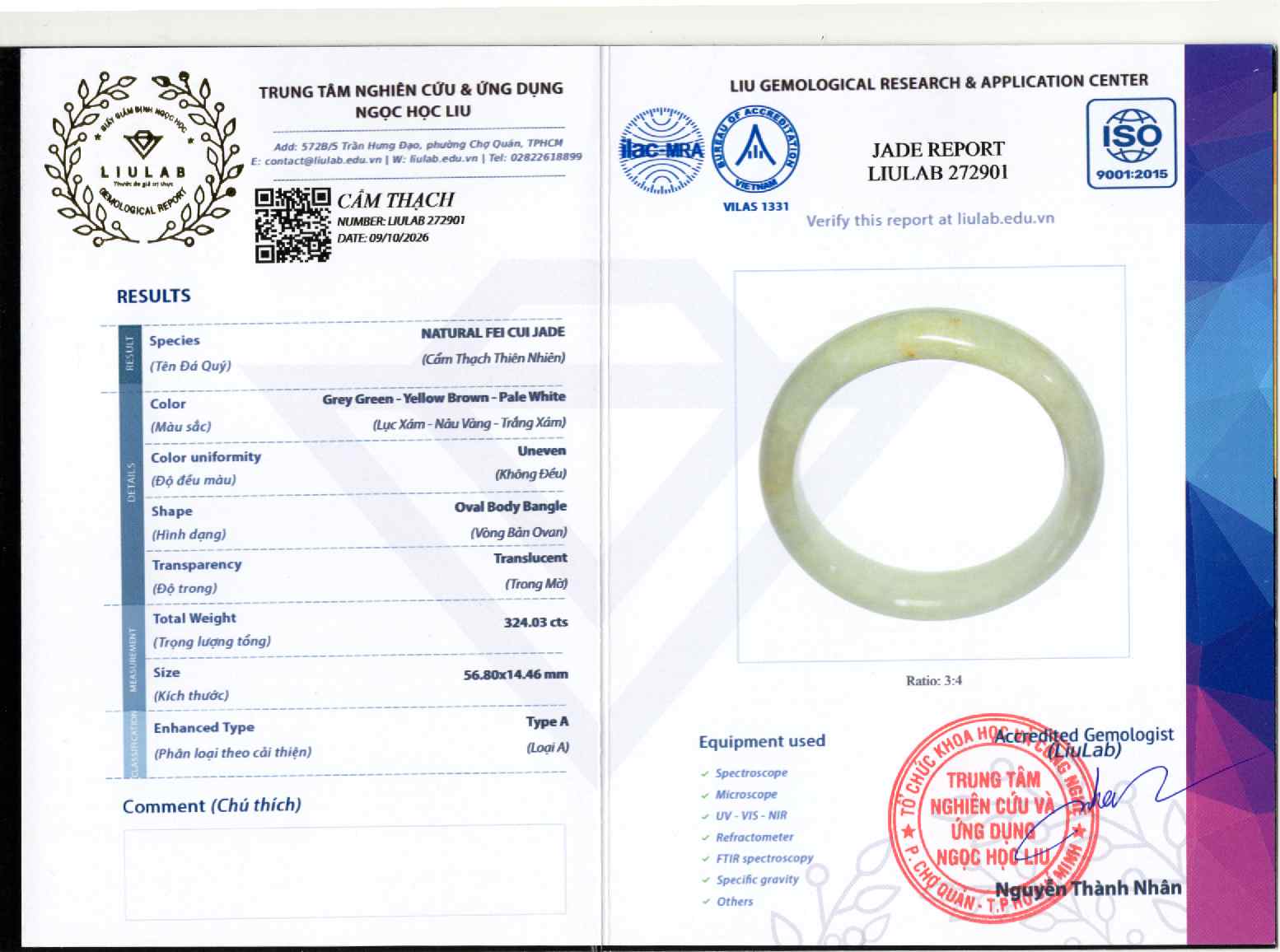 Giấy giám định 272901